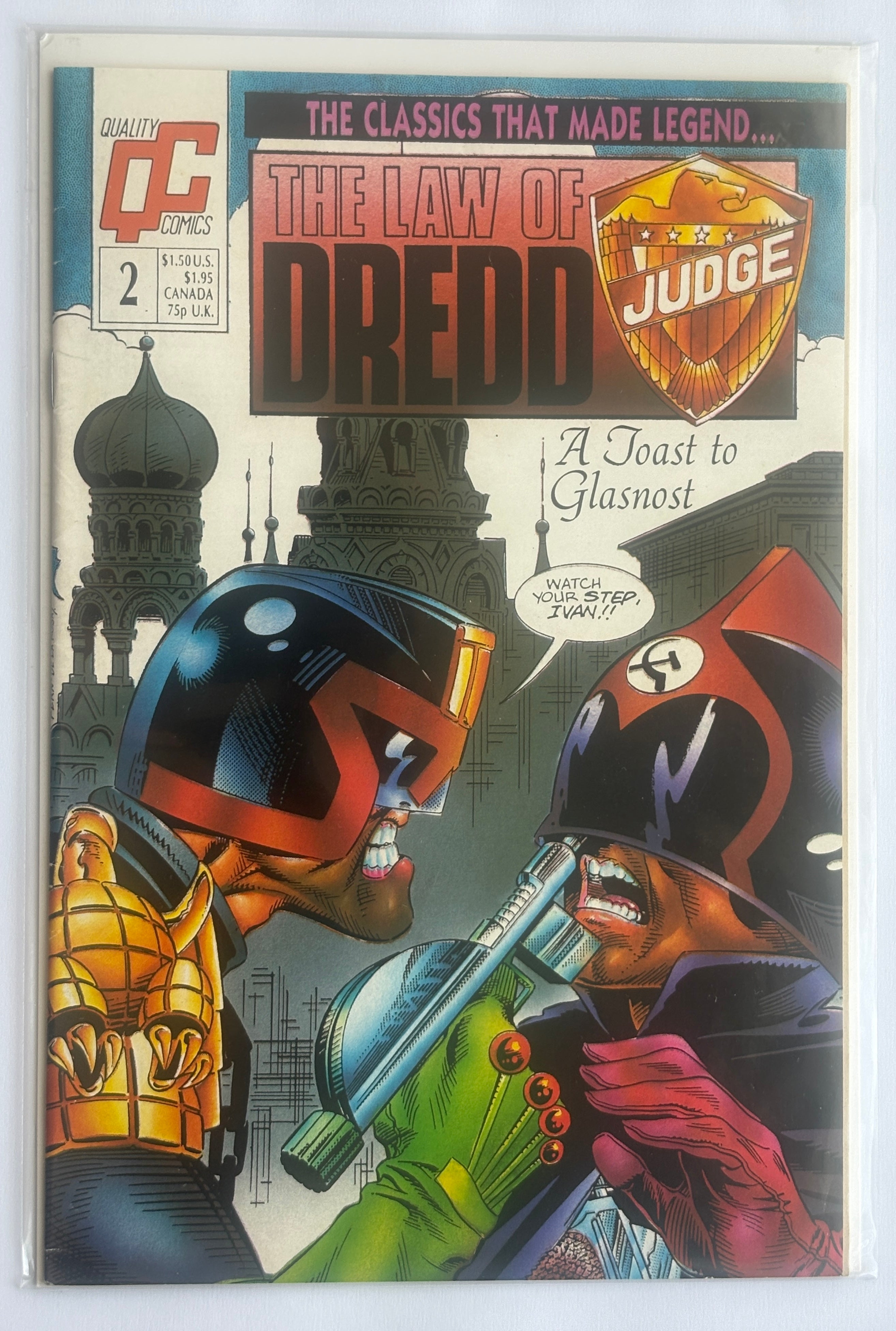 The Law of Judge Dredd #2  - Quality Comics FN 6.0