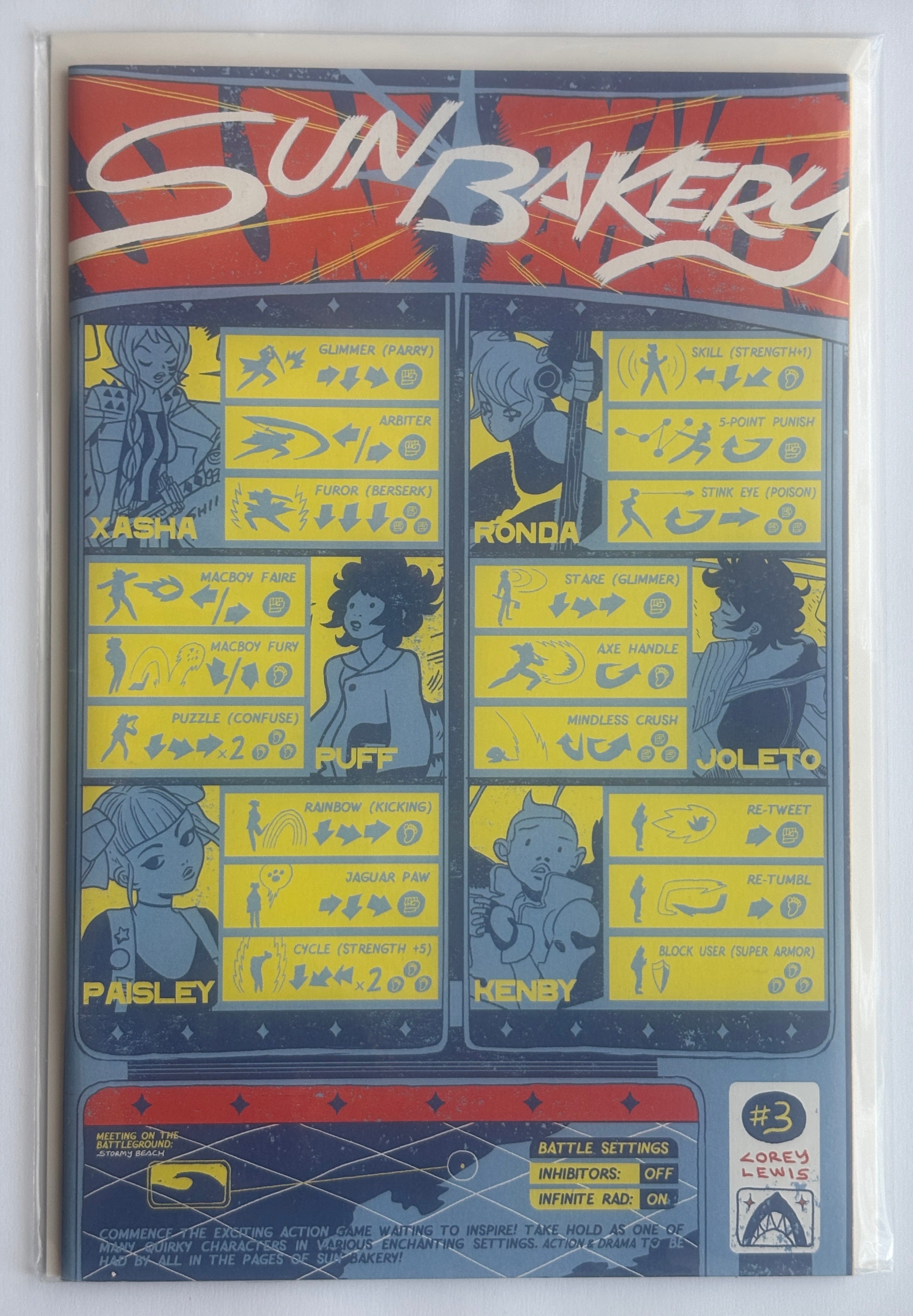 Sun Bakery #3 - 1st Printing Cover B Press Gang 2017 NM- 9.2
