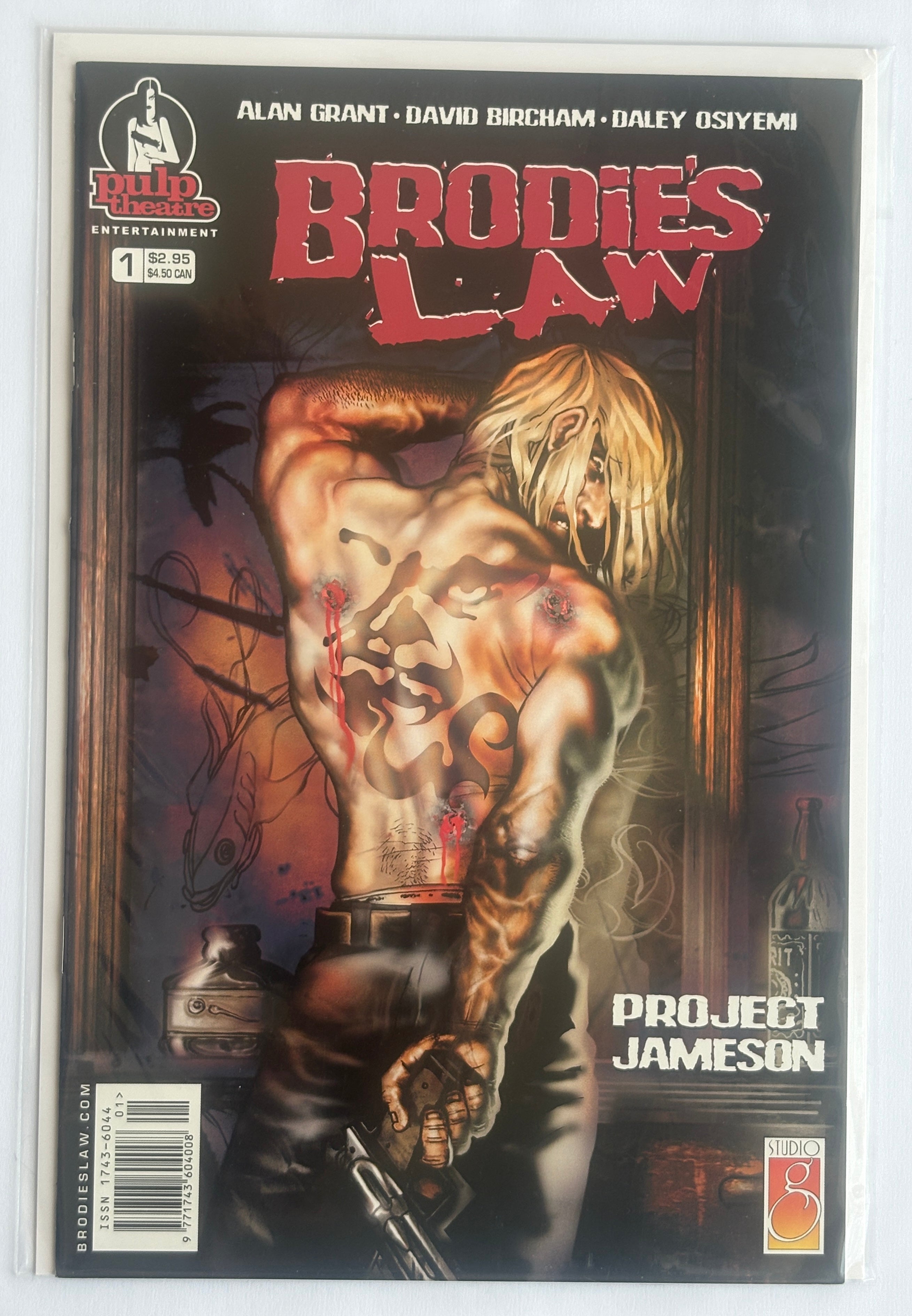 Brodie's Law #1 - Pulp Theatre Entertainment August/September 2004 NM- 9.2