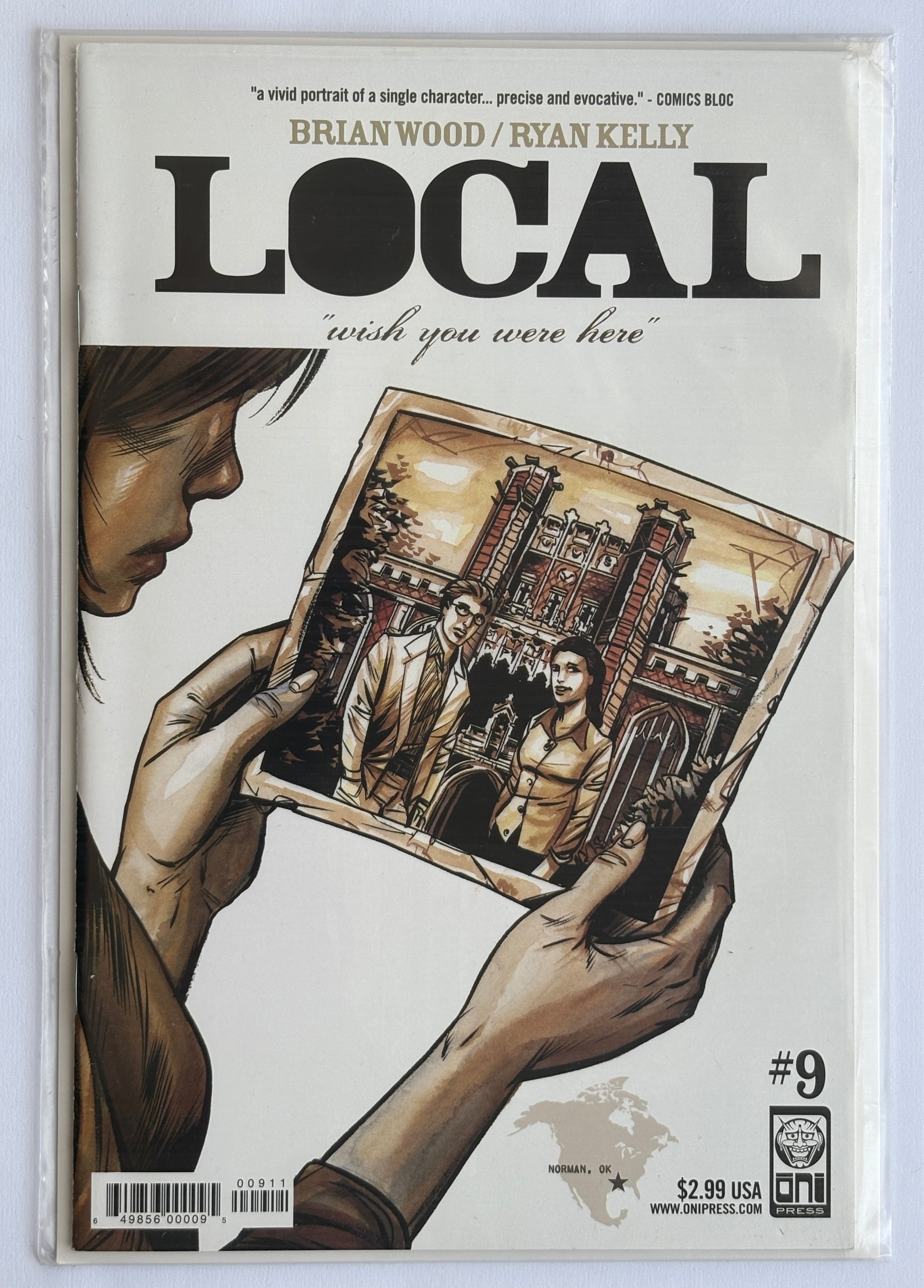 Local #9 - Wish You Were Here - 1st Printing - Oni Press May 2007 VF- 7.5