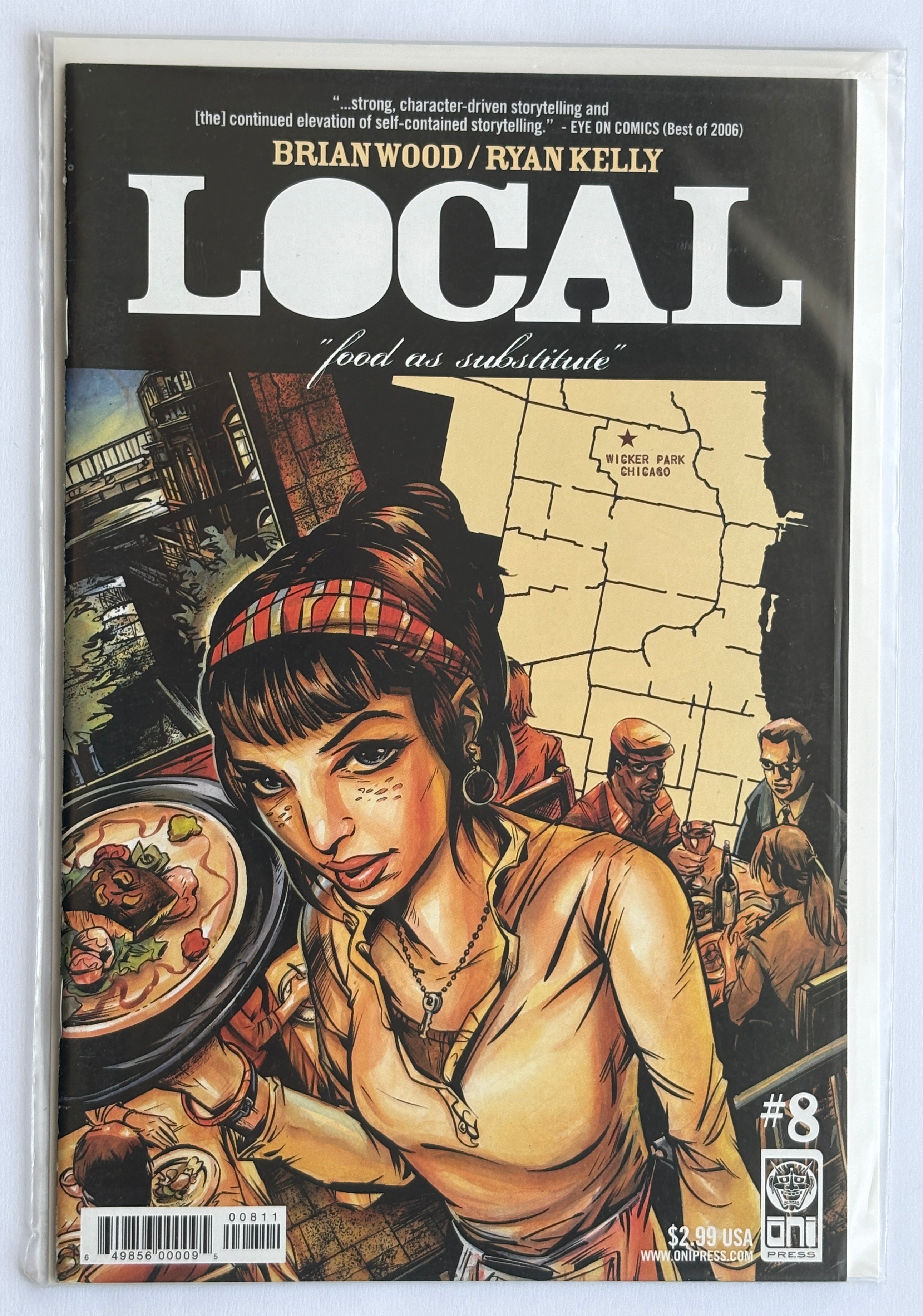 Local #8 - Food as Substitue - 1st Printing - Oni Press January 2007 VF+ 8.5