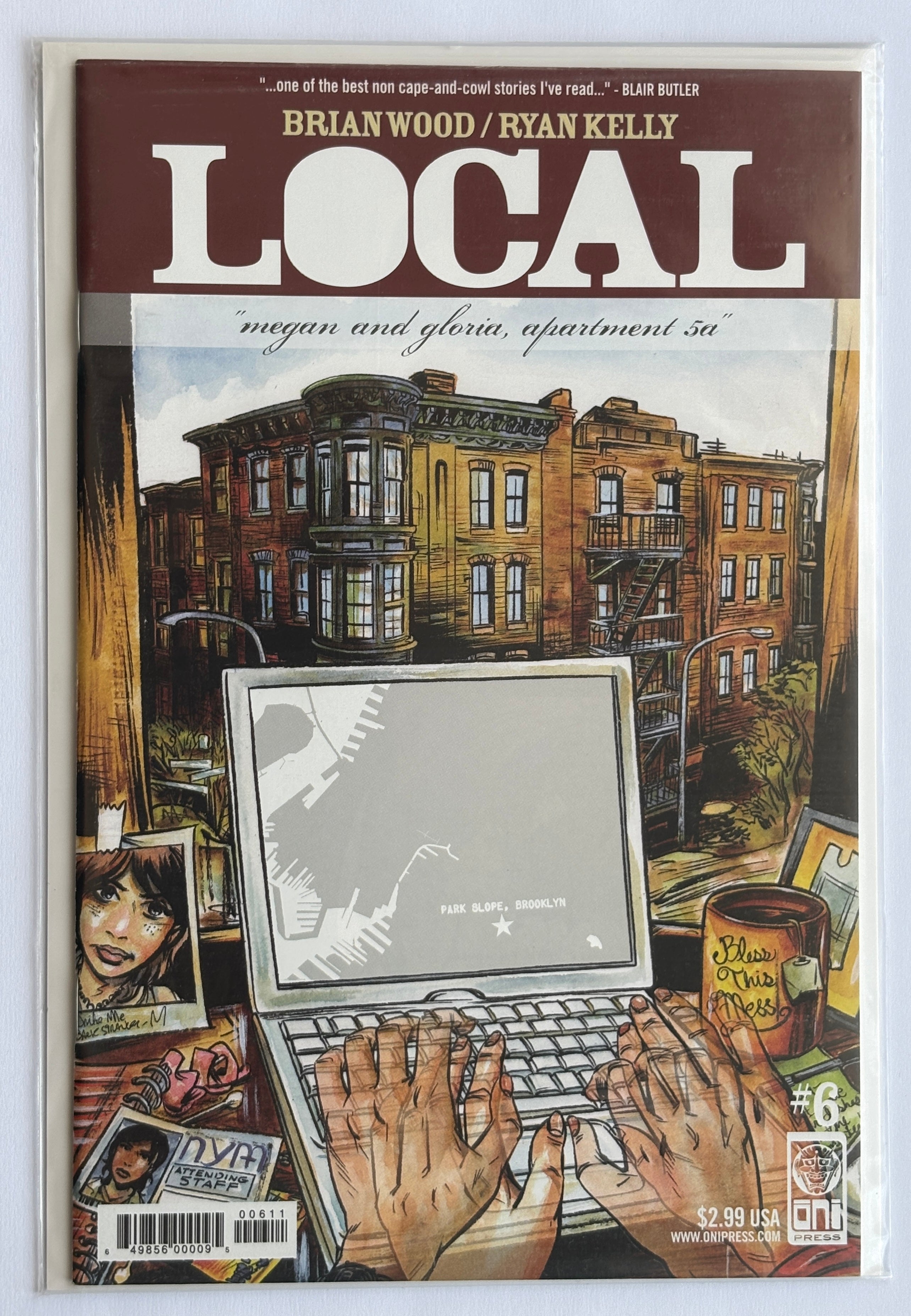 Local #6 - Megan and Gloria, App' 5A - 1st Printing Oni Press May 2006 VF/NM 9.0