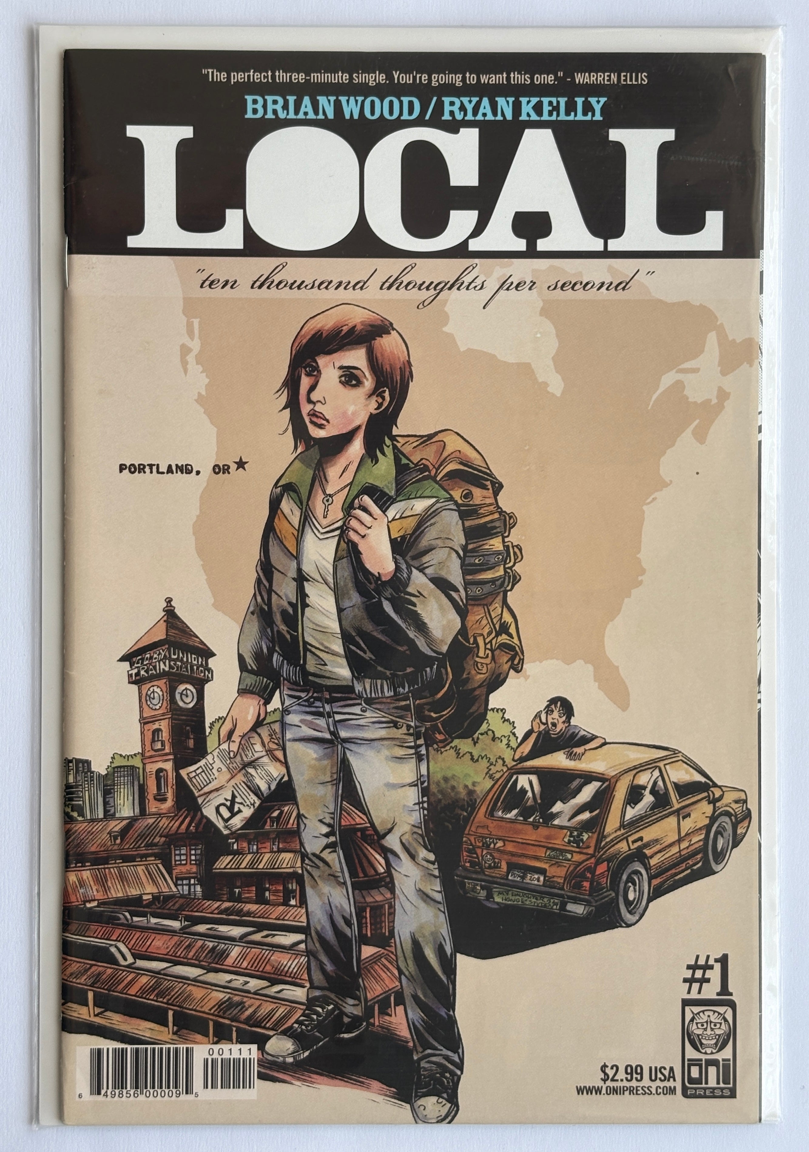 Local #1 - Ten Thousand Thoughts.. 1st Printing Oni Press December 2005 F/VF 7.0