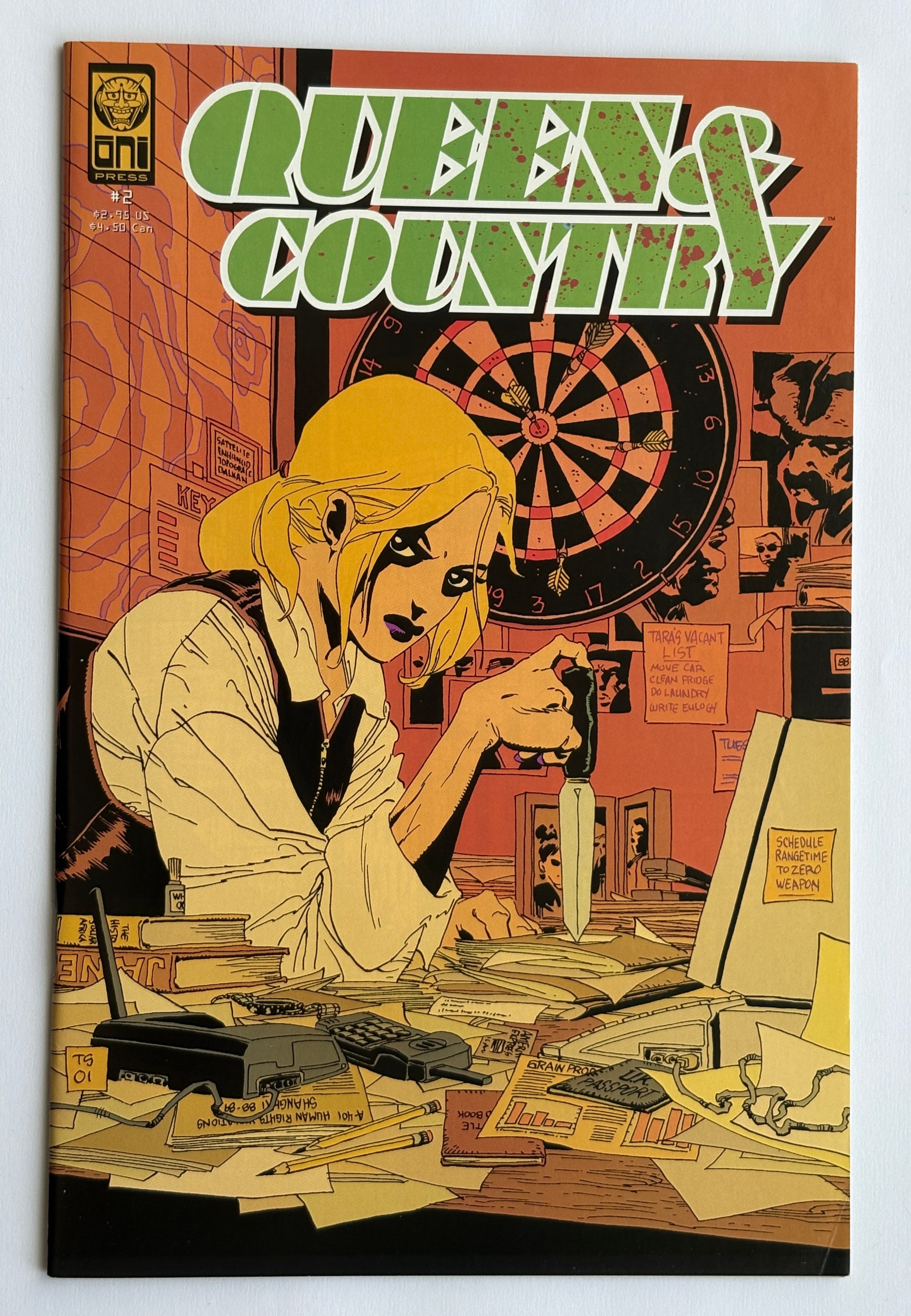 Queen & Country #2 - ONI Press May 2001 VF 8.0