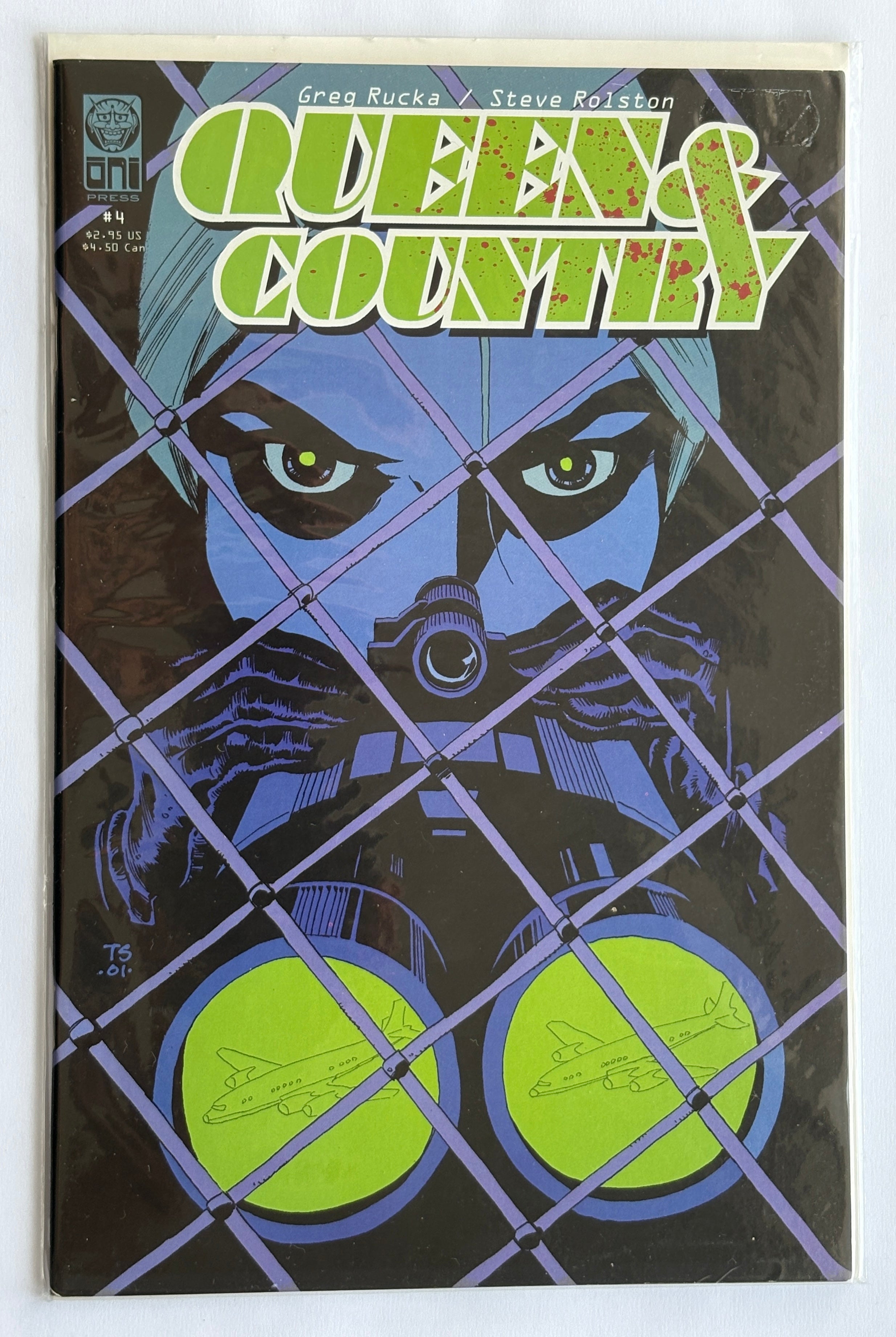Queen & Country #4 - ONI Press September 2001 VF+ 8.5