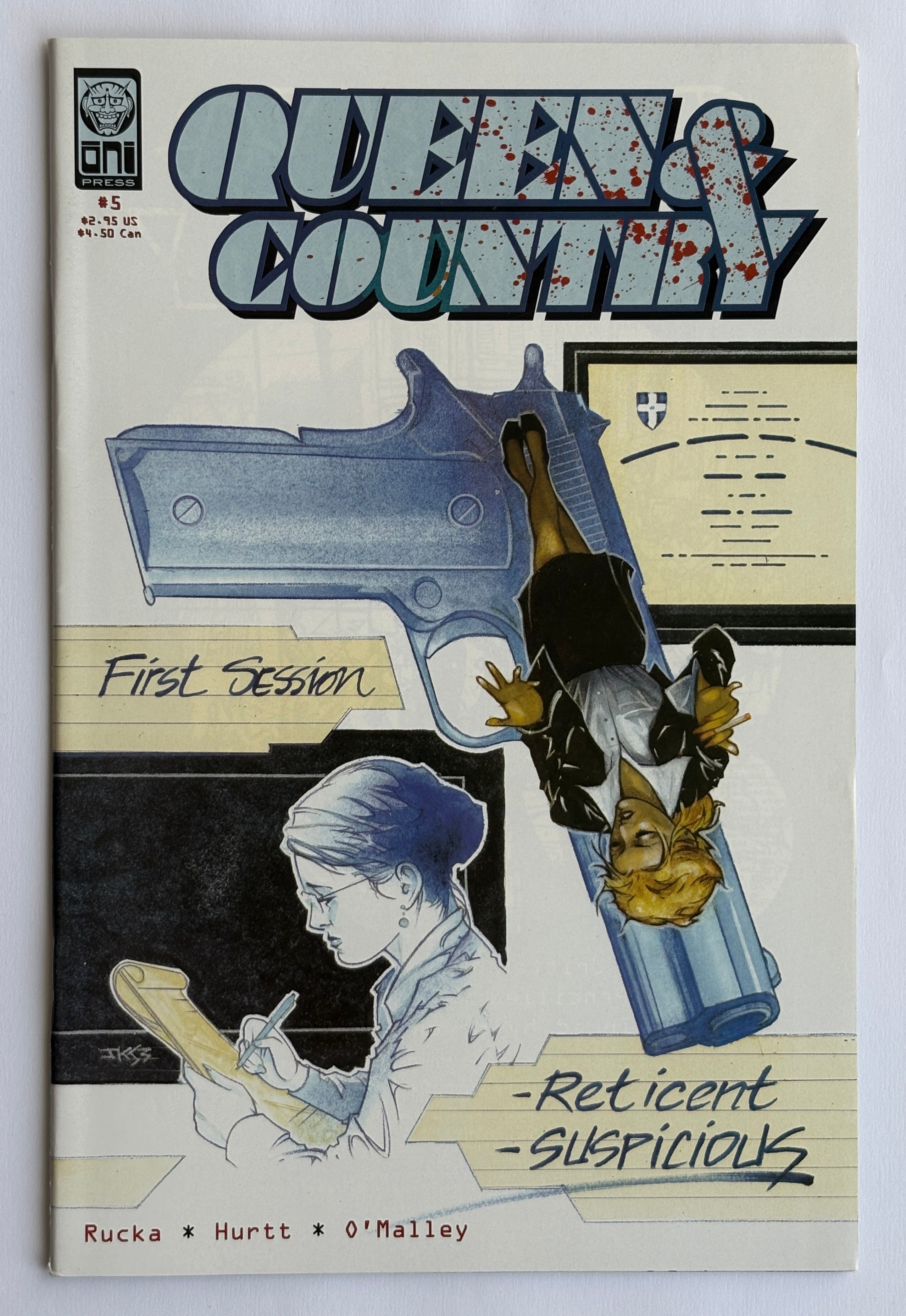 Queen & Country #5 - ONI Press November 2001 VF/NM 9.0