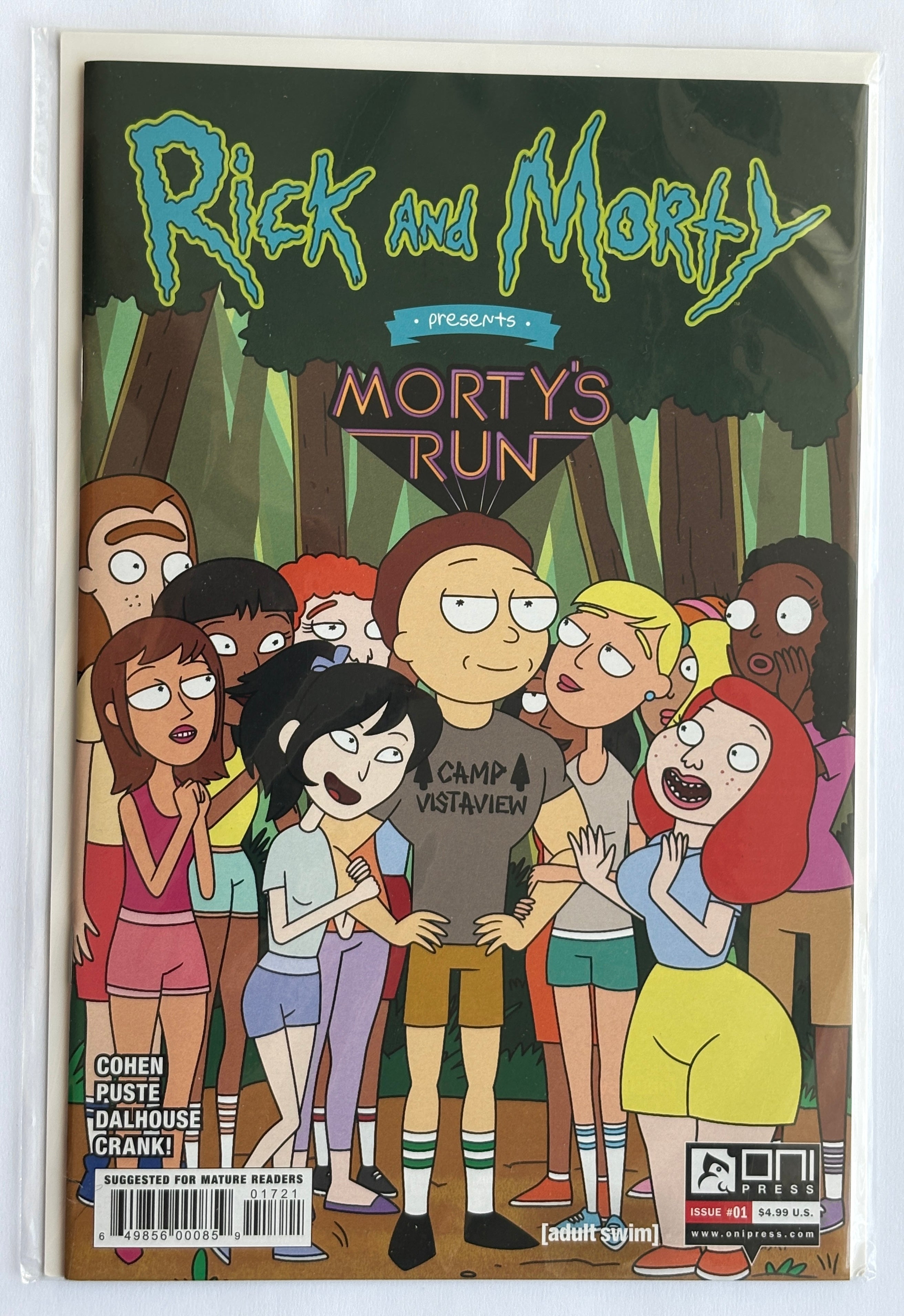 Rick and Morty presents Morty's Run #1 - Variant - Oni Press March 2022 NM- 9.2