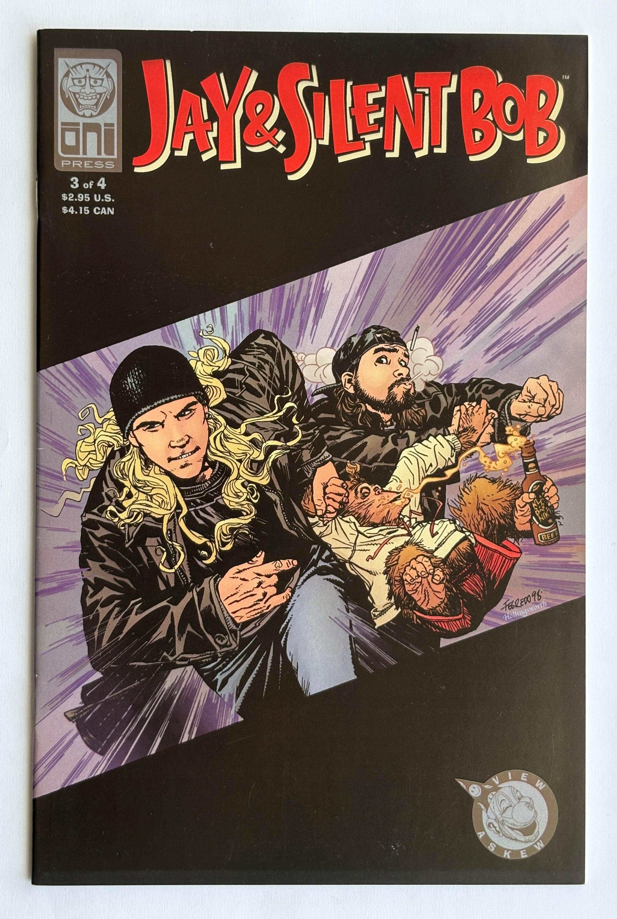 Jay & Silent Bob #3 (3 of 4) -  ONI Press December 1998 VF/NM 9.0