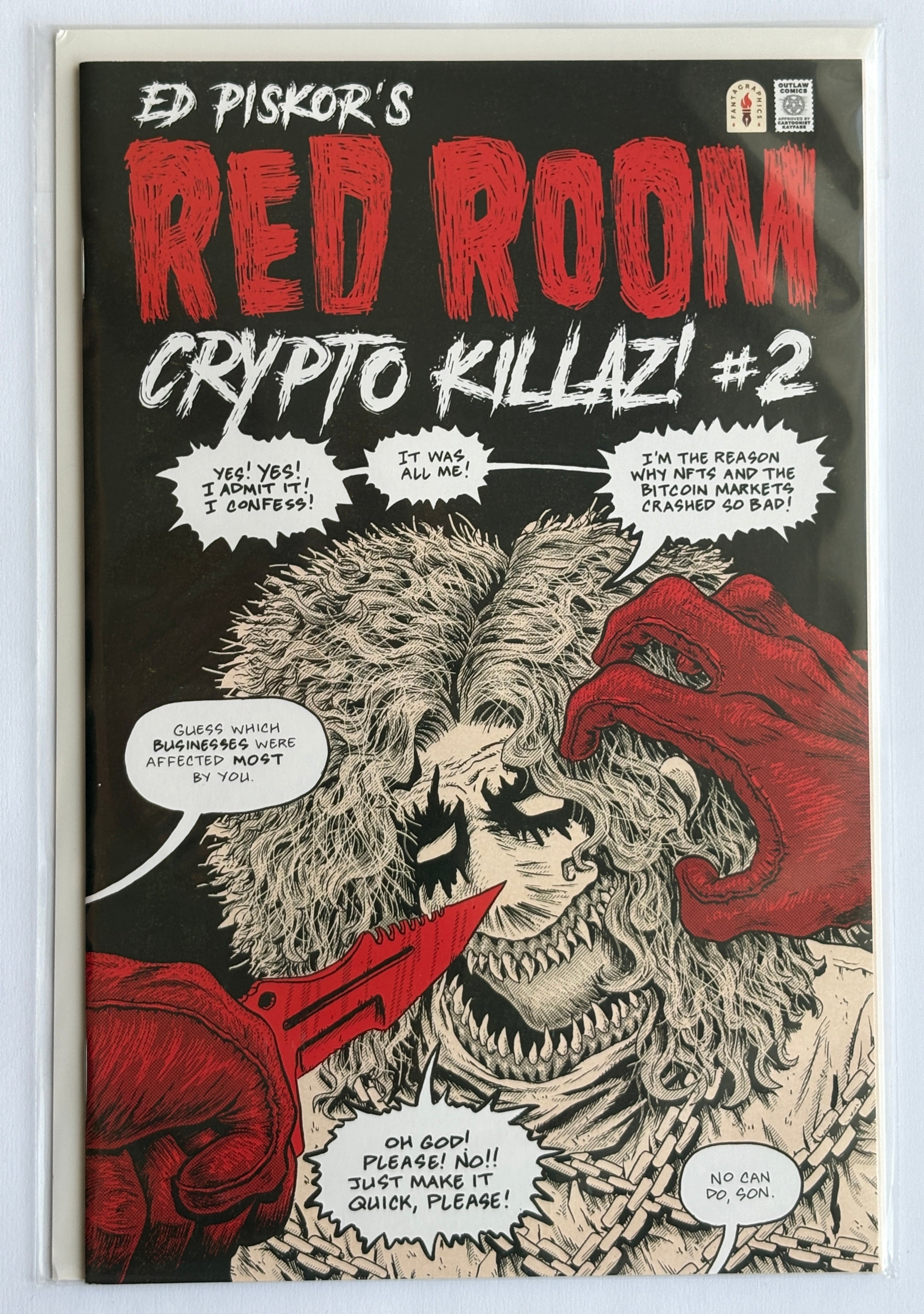 Red Room: Crypto Killaz! #2 - 1st Print Fantagraphics June 2023 NM 9.4