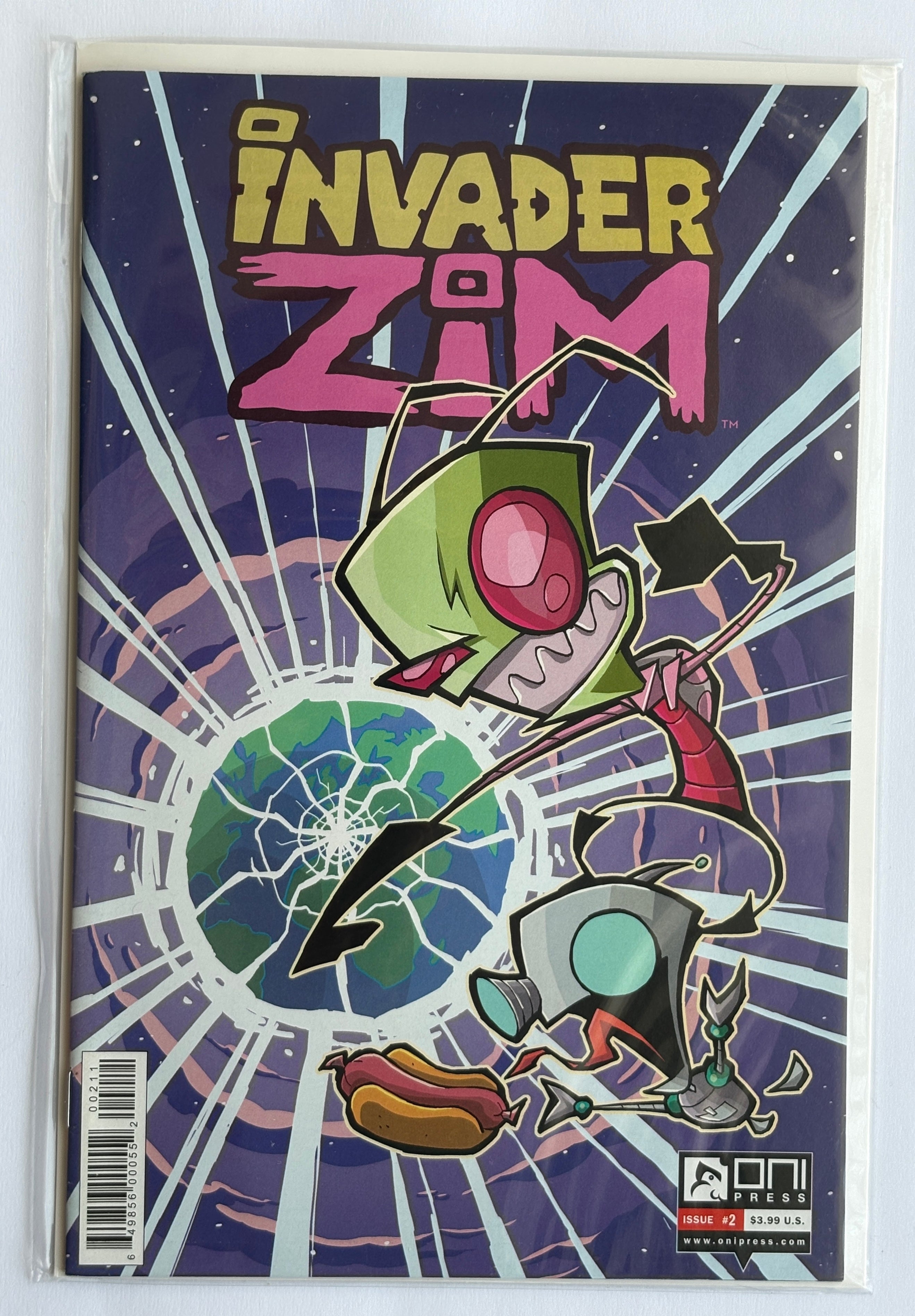 Invader Zim #2 - 1st Printing Variant Cover A ONI Press August 2015 VF/NM 9.0