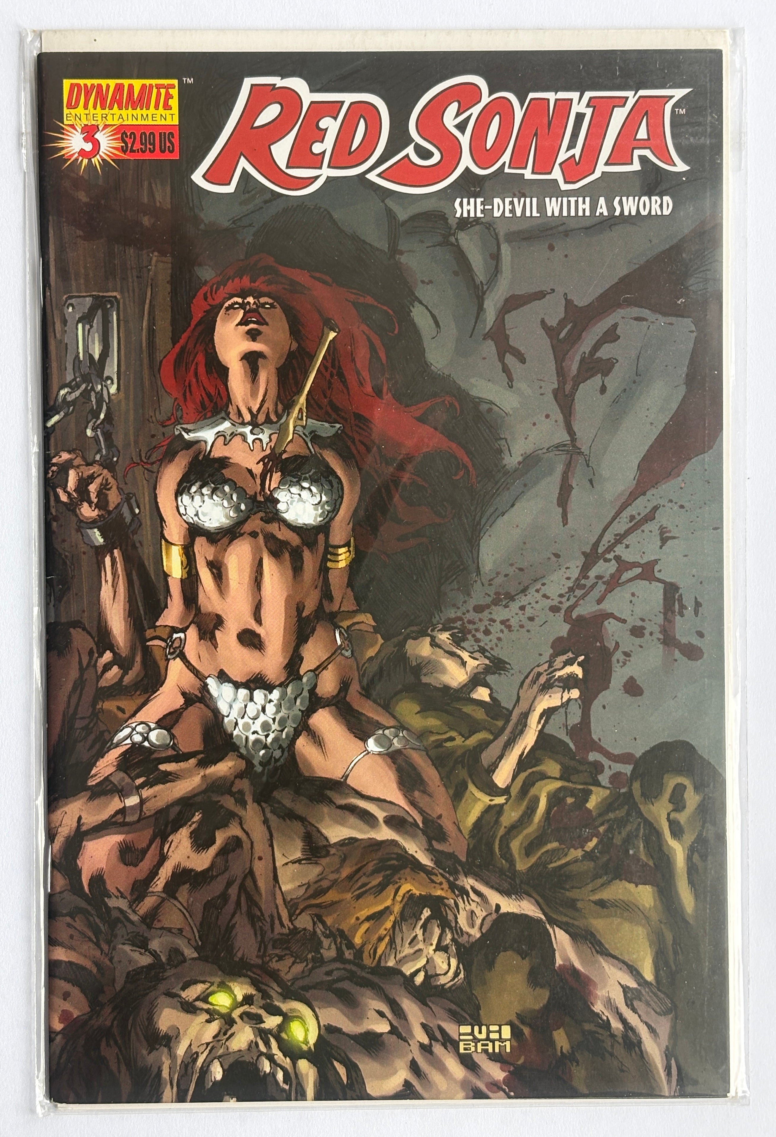Red Sonja #3 - 1st Printing Dynamite Comics November 2005 F/VF 7.0