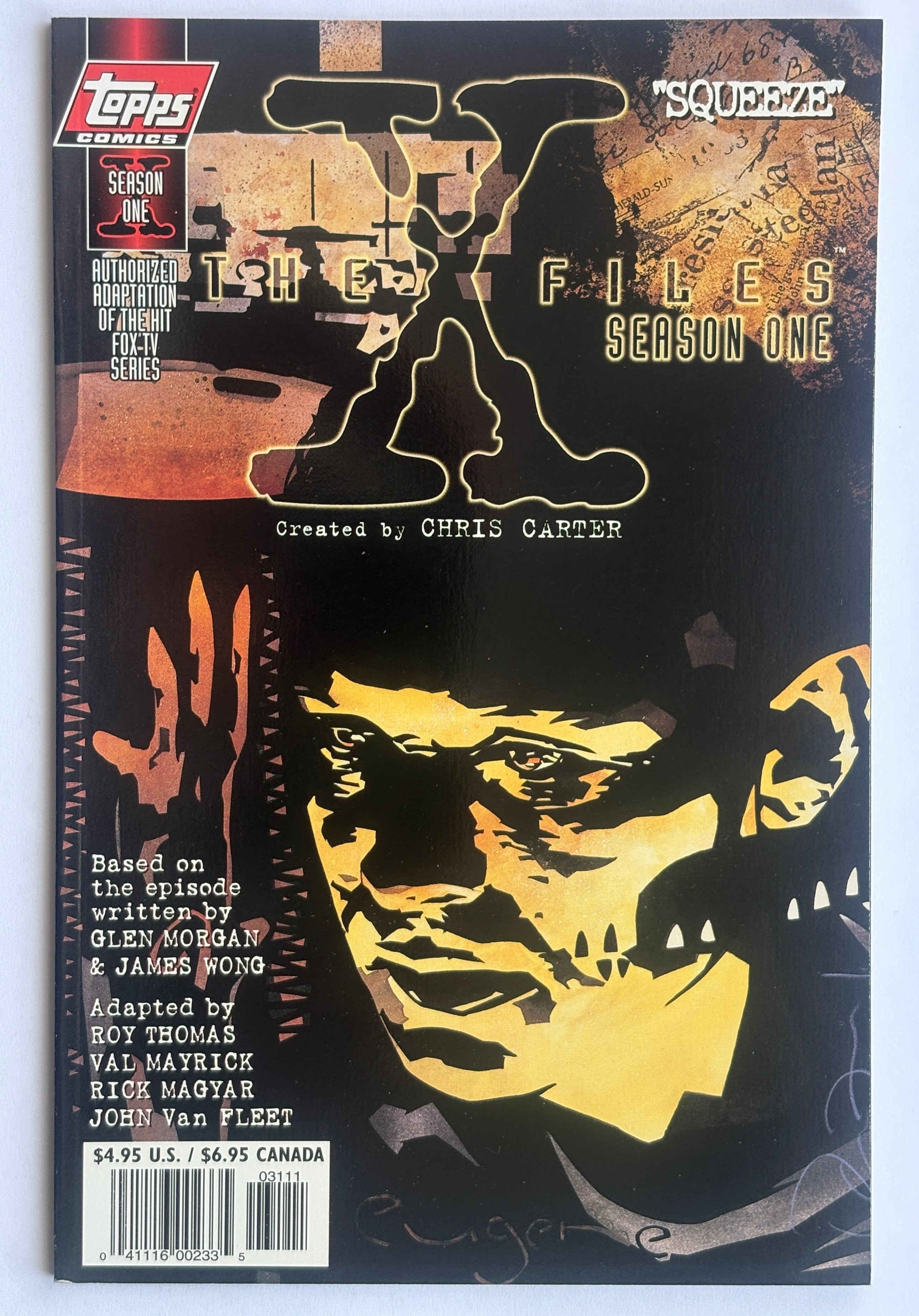 The X-Files Season One Squeeze #1 - Topps Comics October 1997 NM- 9.2