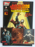 Jason Goes to Hell: The Final Friday #3 (3 of 3) with 3 Topps Cards 1993 VF- 7.5