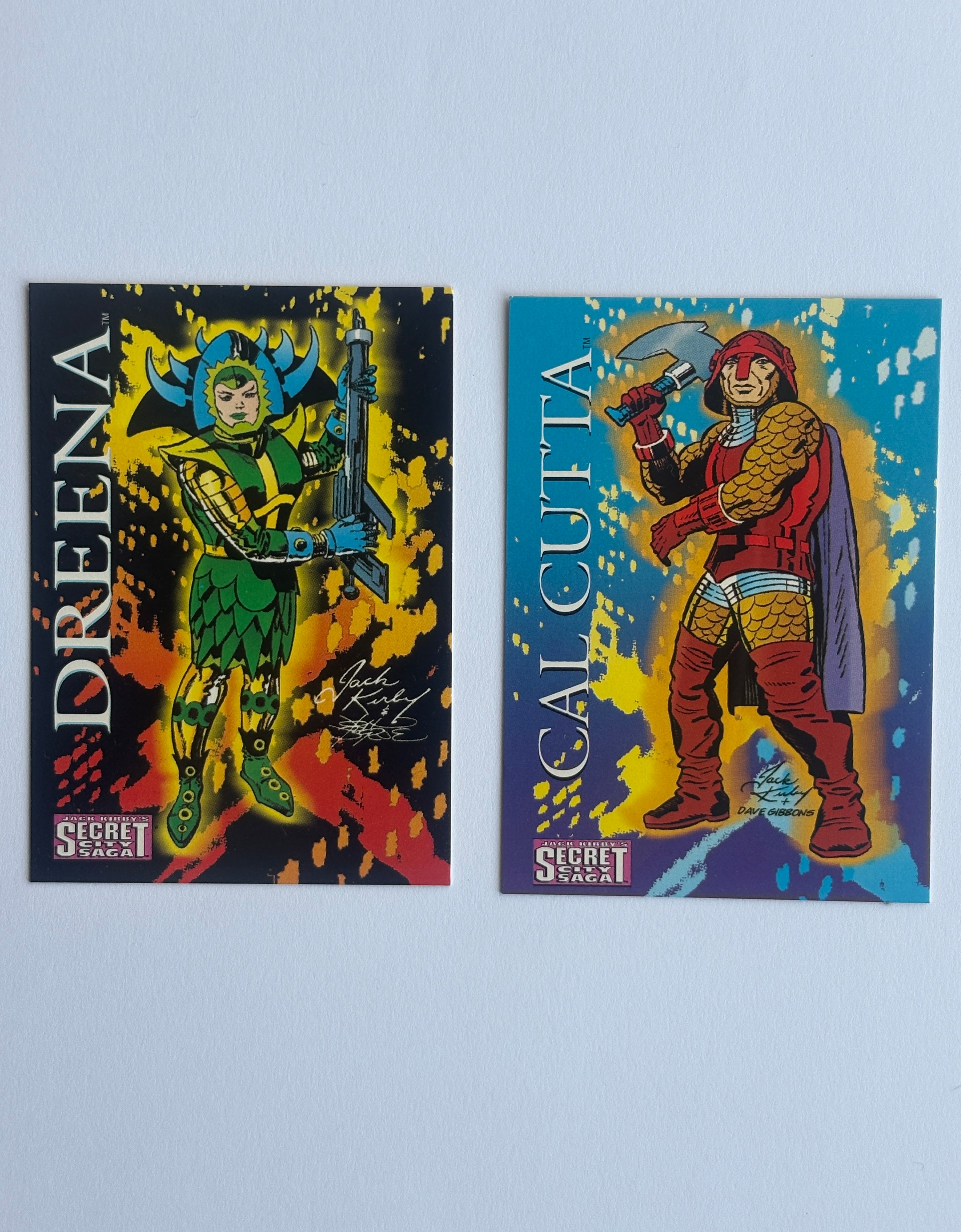 Secret City Saga #2 - Jack Kirby - with Cards Topps Comics
