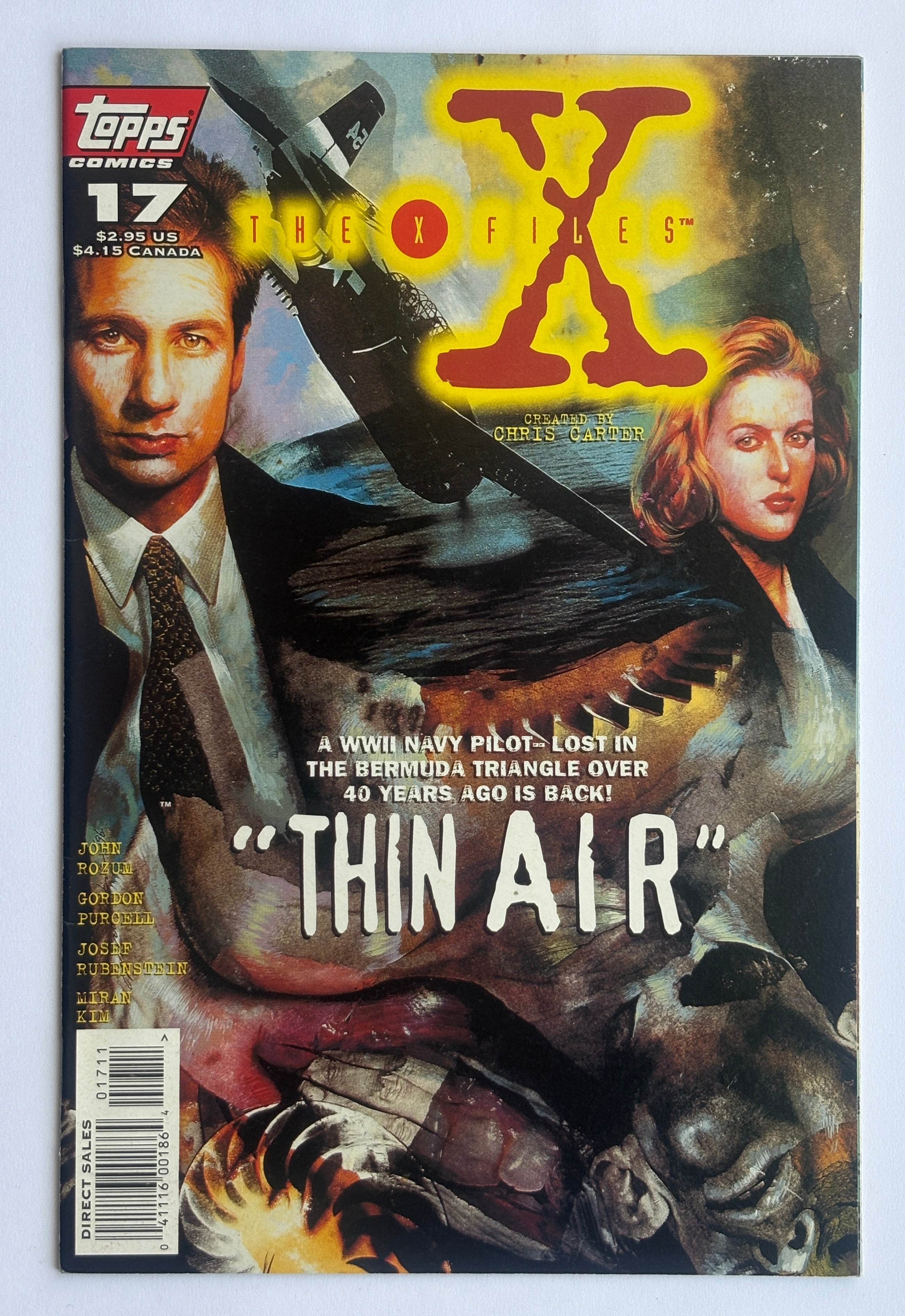 The X-Files #17 - 1st Printing Topps Comics May 1996 VF 8.0