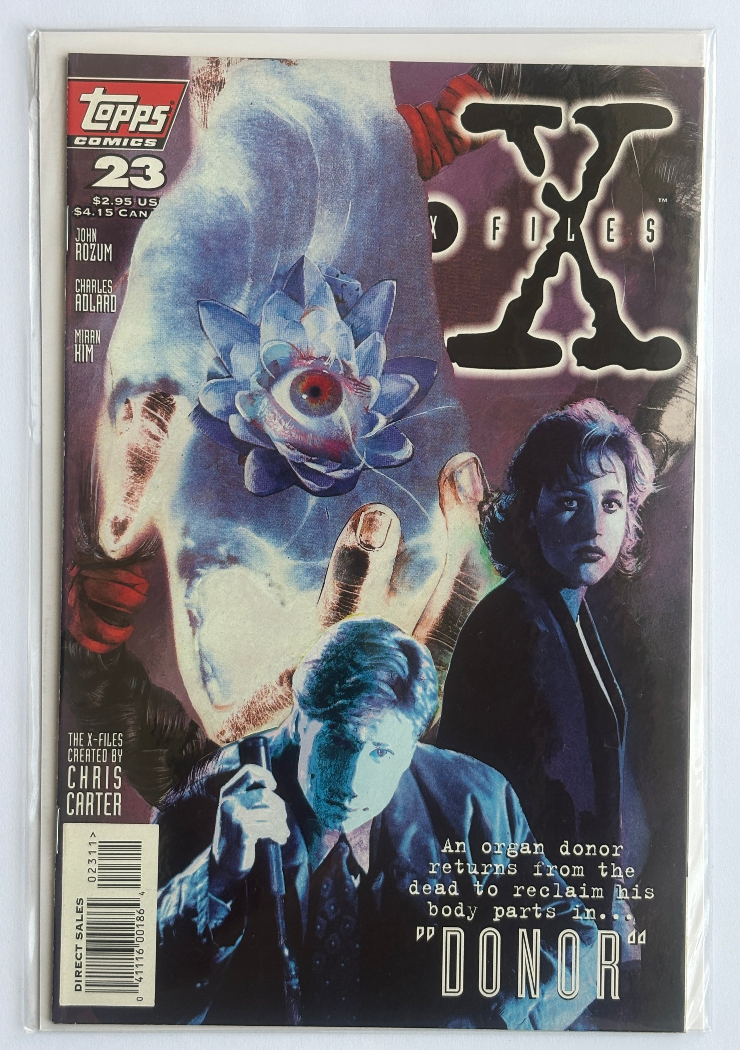 The X-Files #23 - 1st Printing Topps Comics November 1996 VF+ 8.5