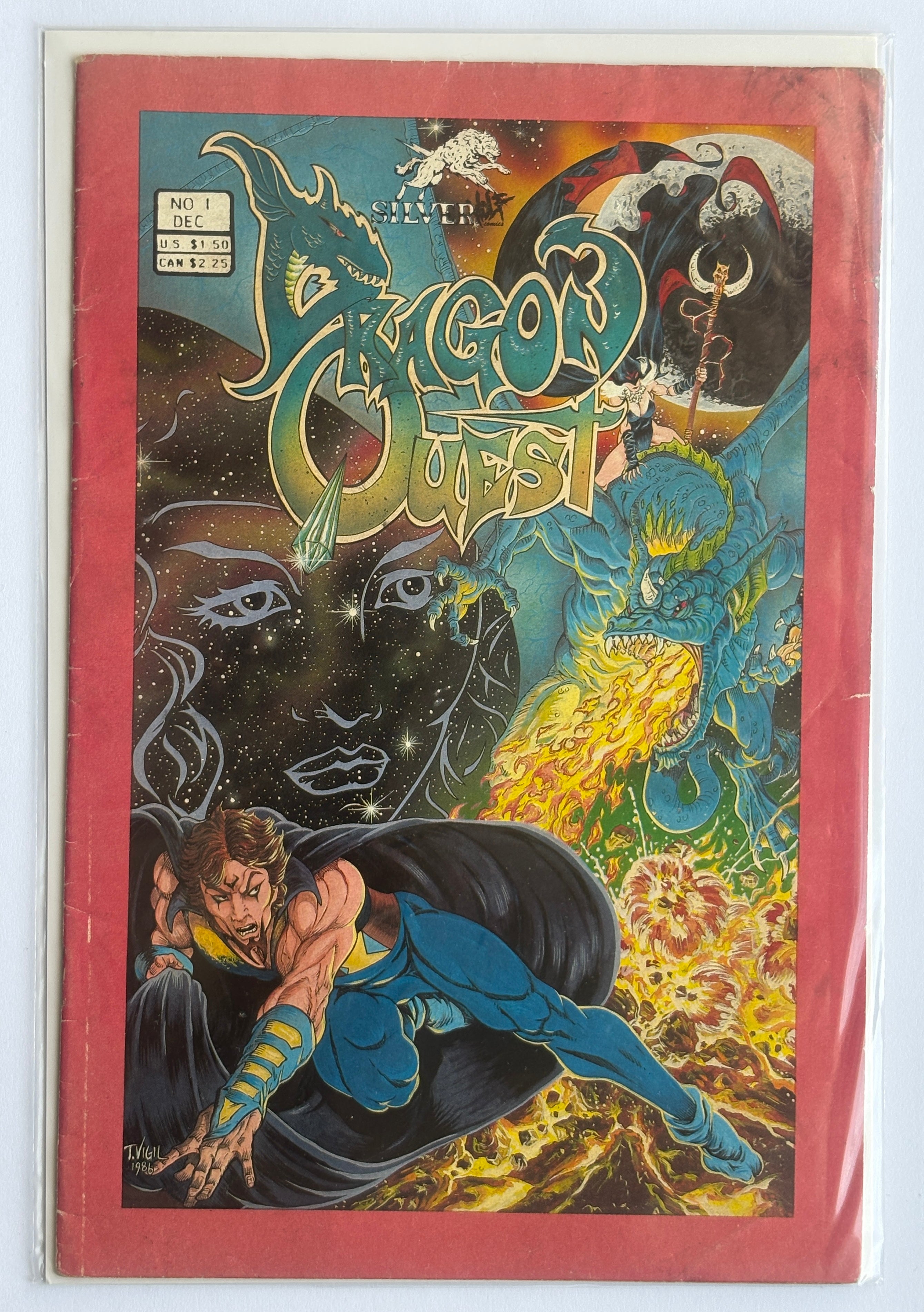 Dragon Quest #1 - Silverwolf Comics December 1986 VG 4.0