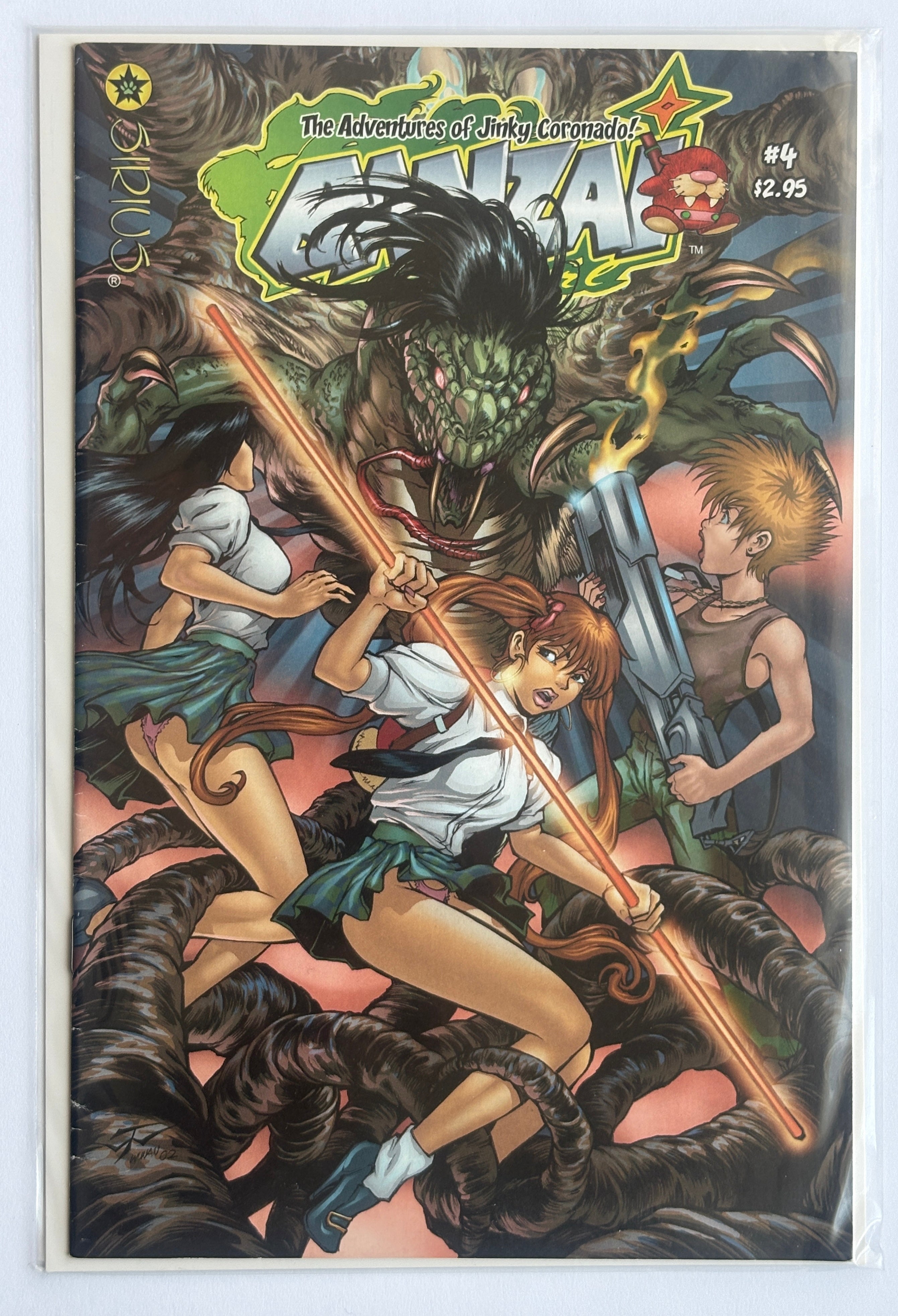 Banzai Girl #4 - 1st Printing Sirius Comics 2003  FN+ 6.5