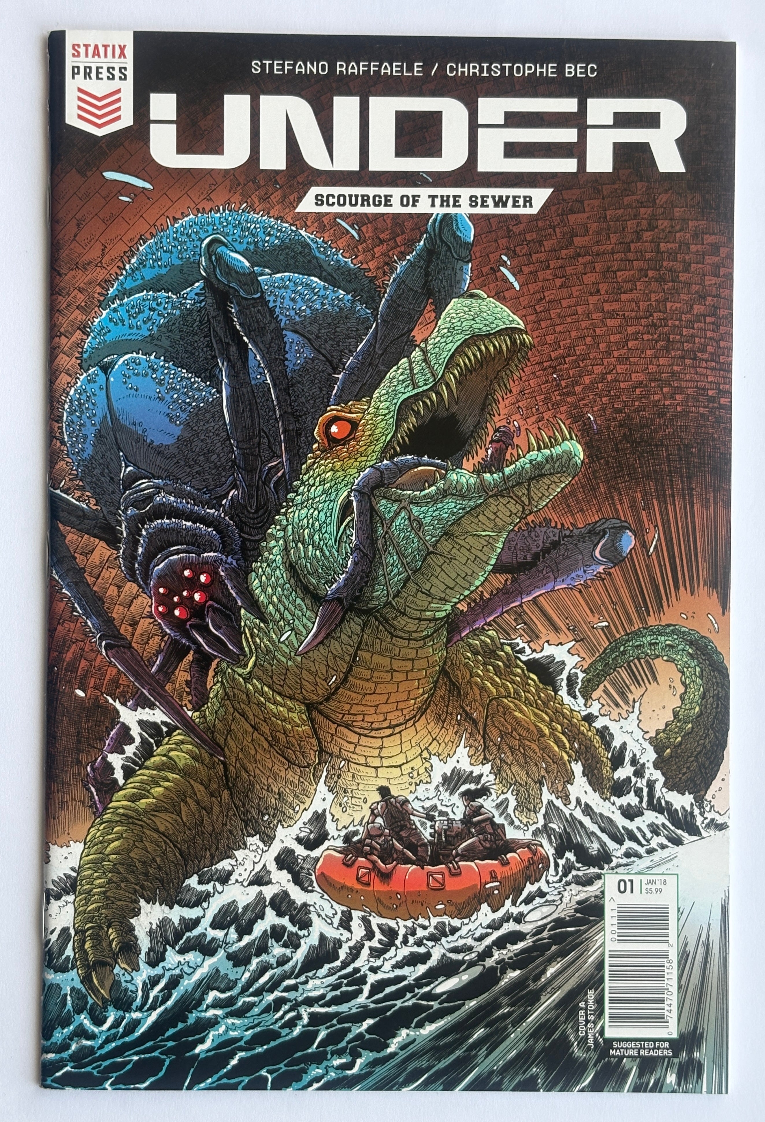 Under #1 - 1st Printing Cover A James Stokoe Statix Press January 2018 NM- 9.2