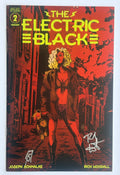 The Electric Black #2 Variant Cover B signed by Joseph Schmalk & Rich Woodall
