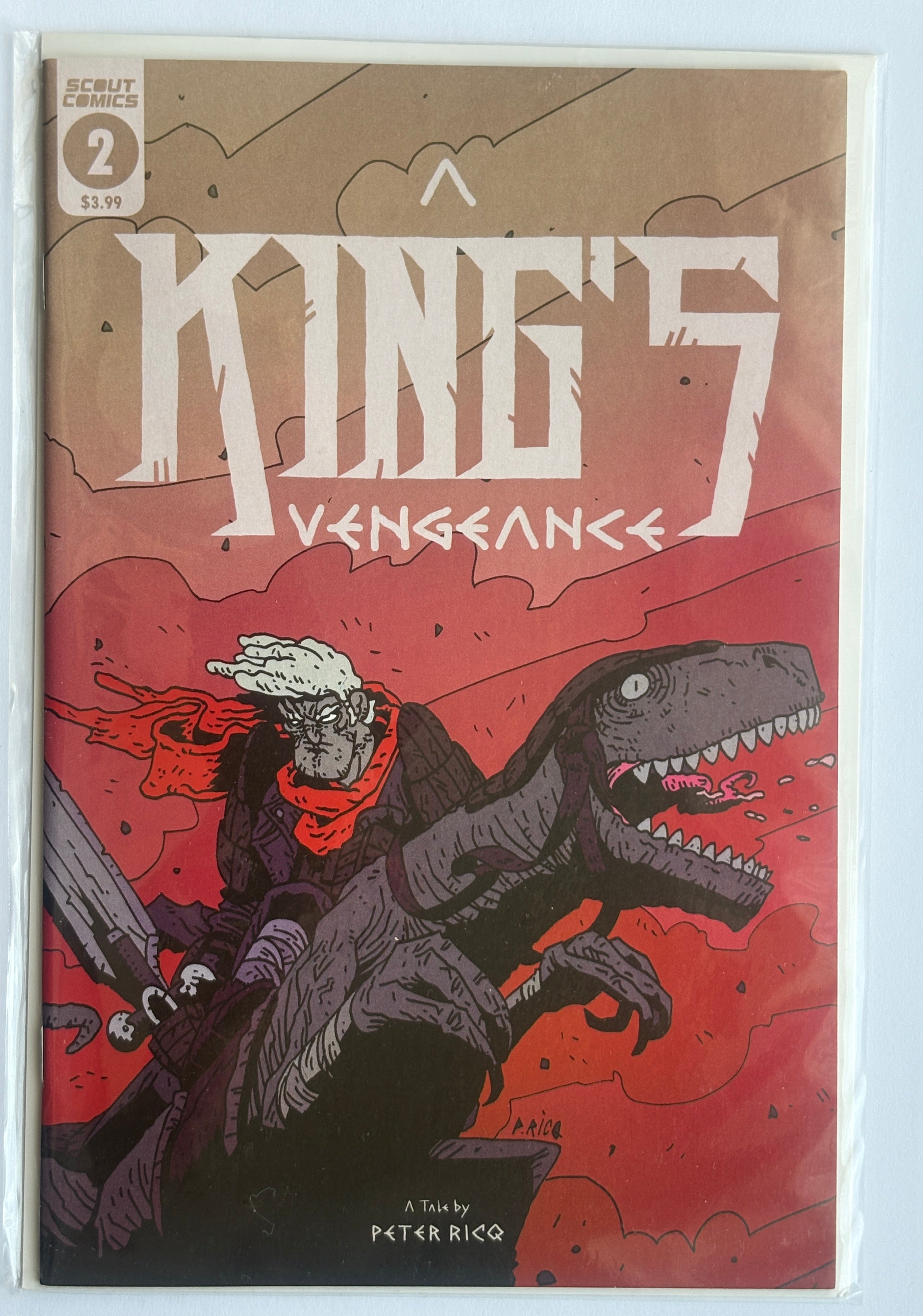 King's Vengeance #2 - 1st Printing Scout Comics March 2022 NM- 9.2