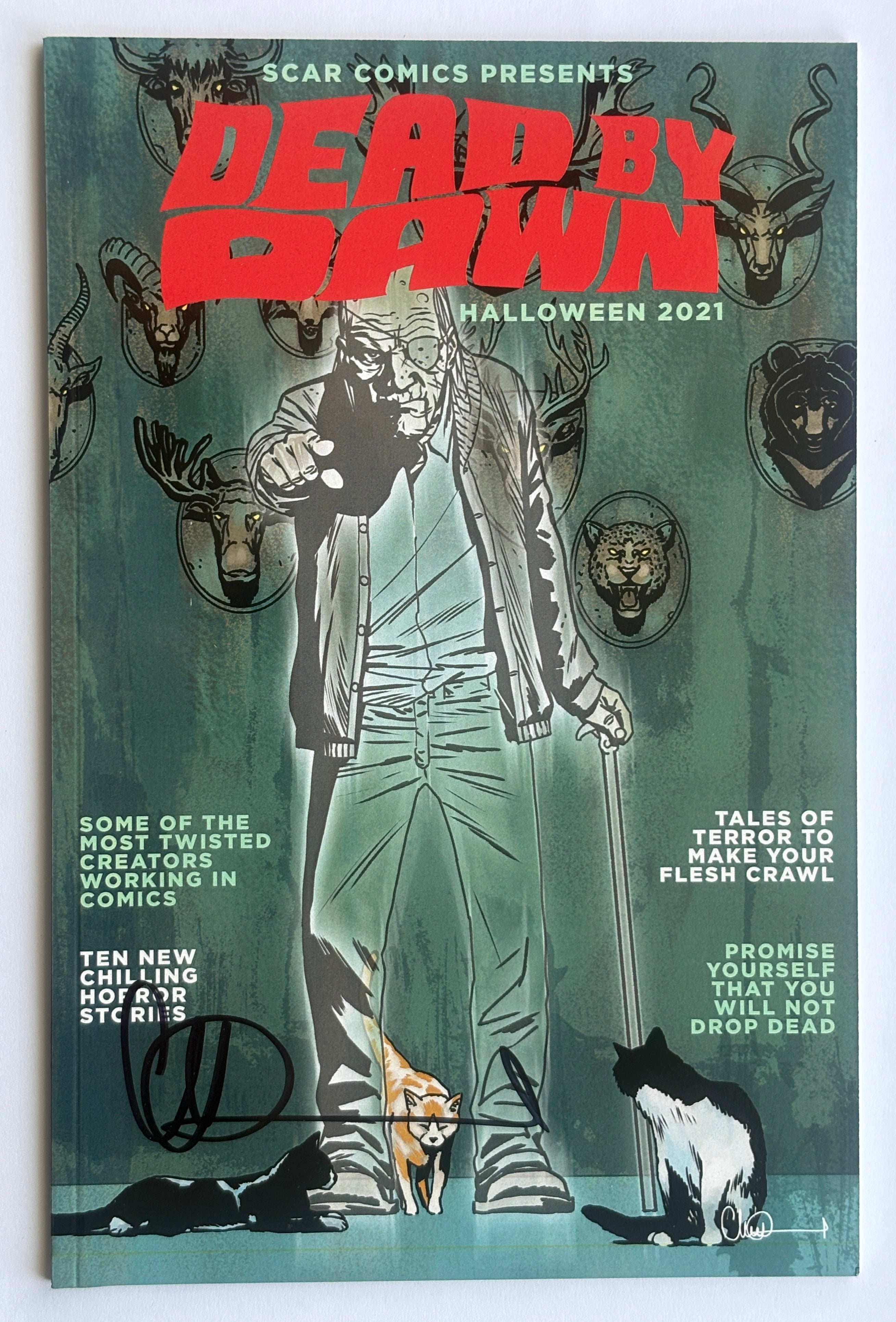 Dead by Dawn Halloween 2021 Signed Charlie Adlard Variant Scar Comics VF/NM 9.0