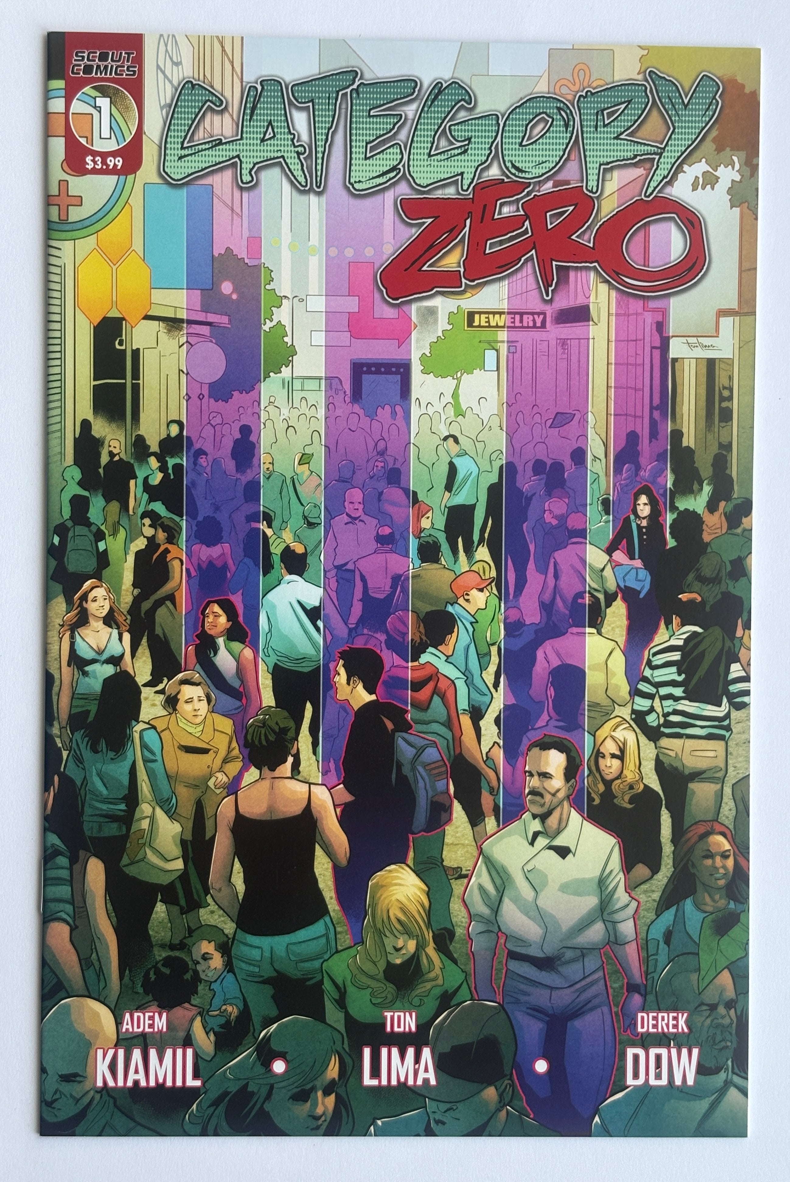 Category Zero #1 - 1st Printing - Scout Comics May 2019 VF+ 8.5