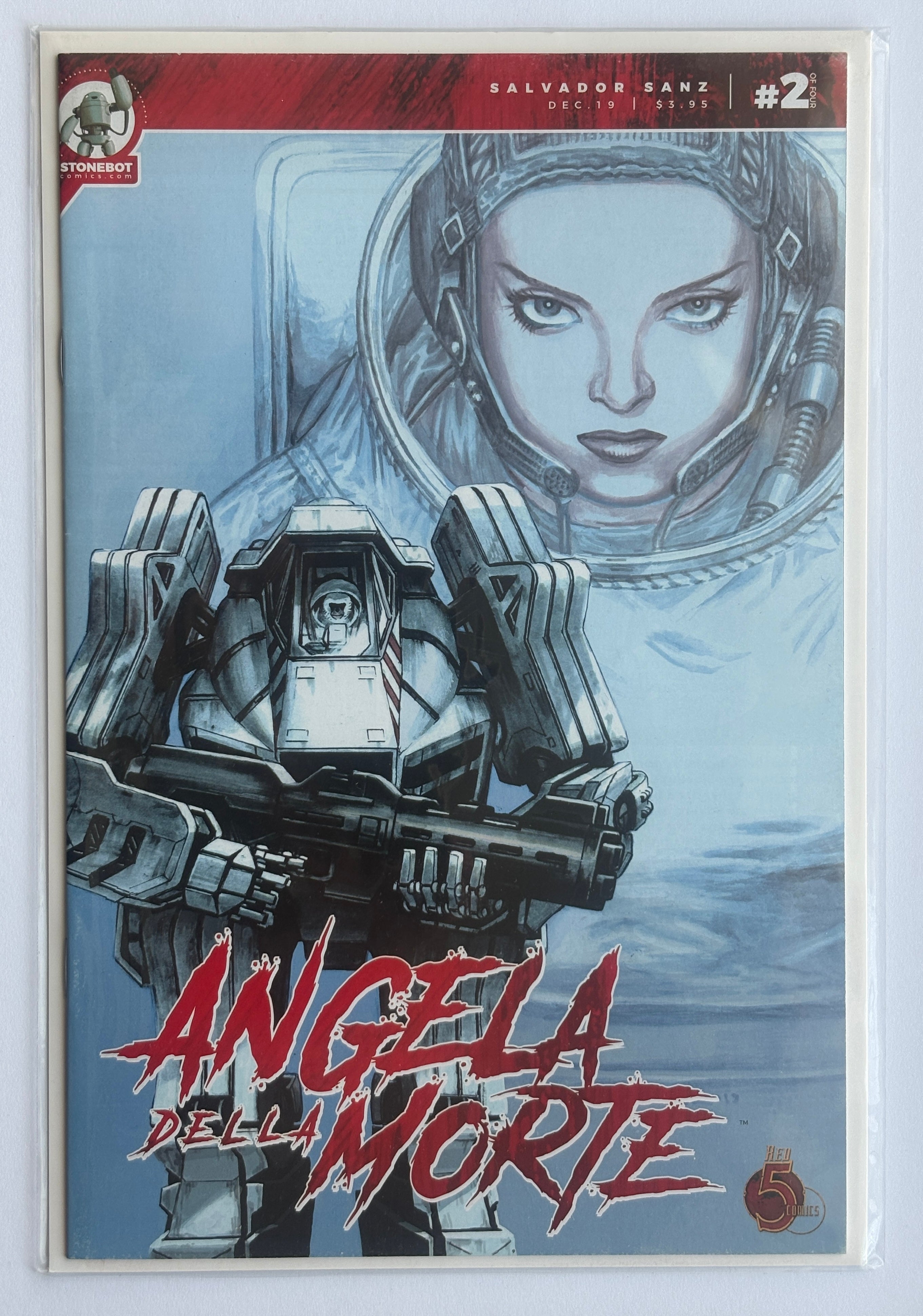 Angela Della Morte #2 - 1st Printing Red 5 Comics December 2019 VF+ 8.5