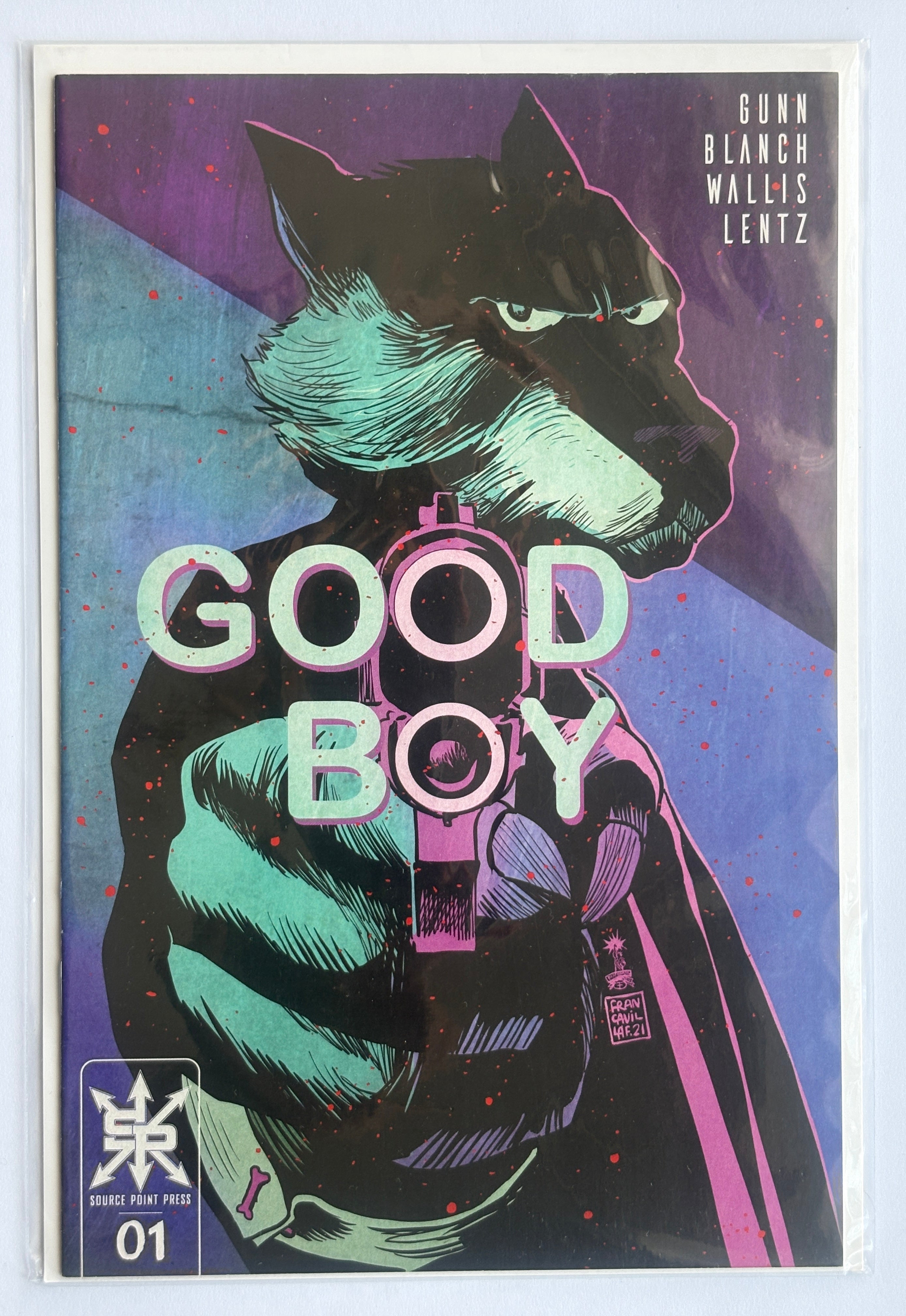Good Boy #1 - 1st Printing Cover B Source Point Press 2021 VF/NM 9.0