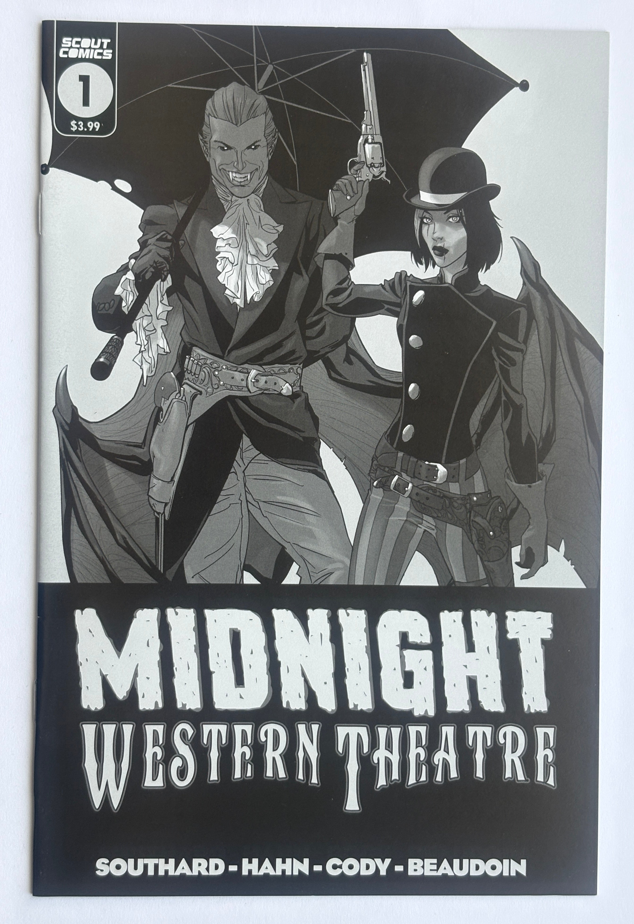 Midnight Western Theatre #1 - 1st Printing Scout Comics March 2021 NM- 9.2