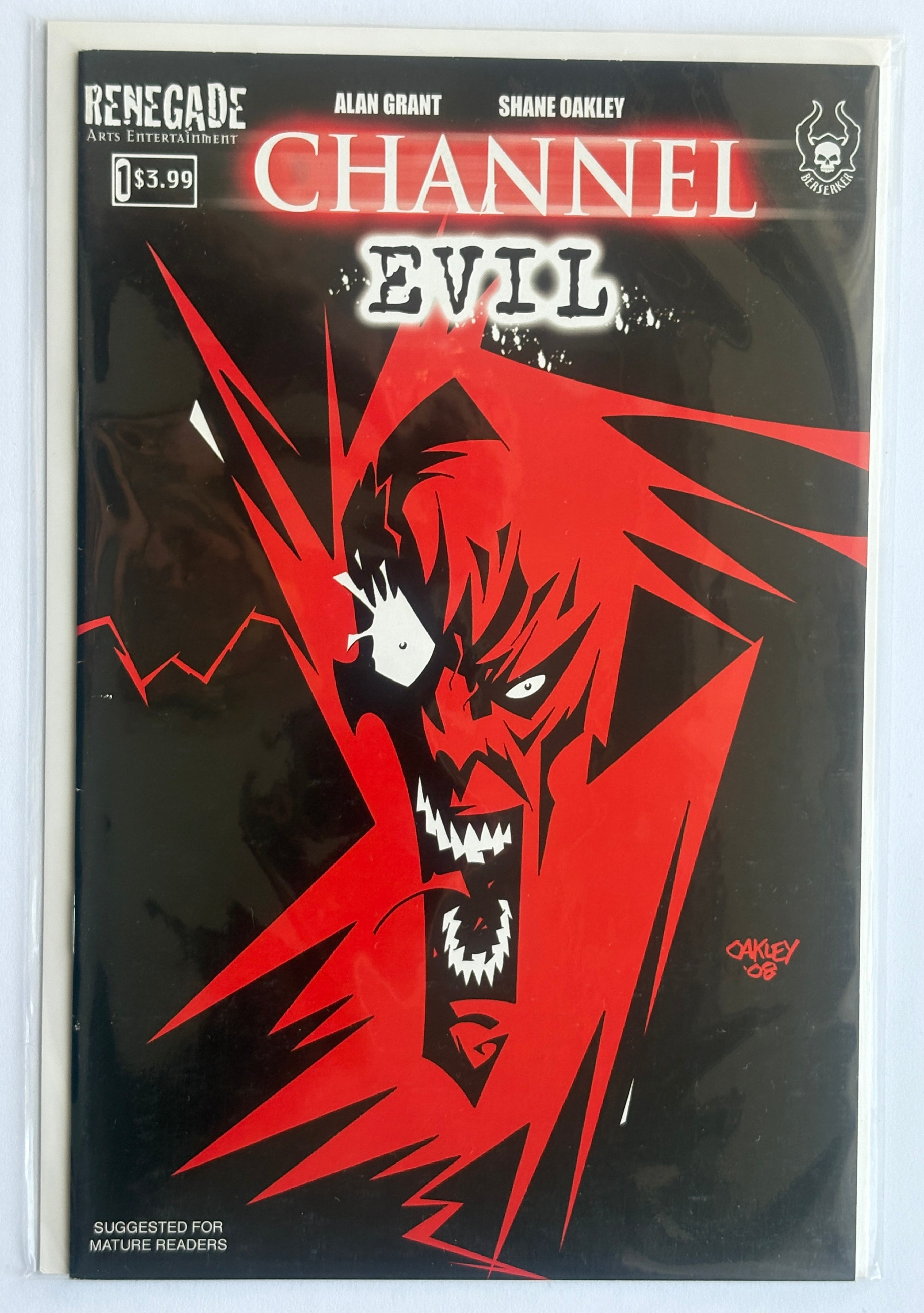Channel Evil #1 - 1st Printing - Renegade - March 2009 VF 8.0