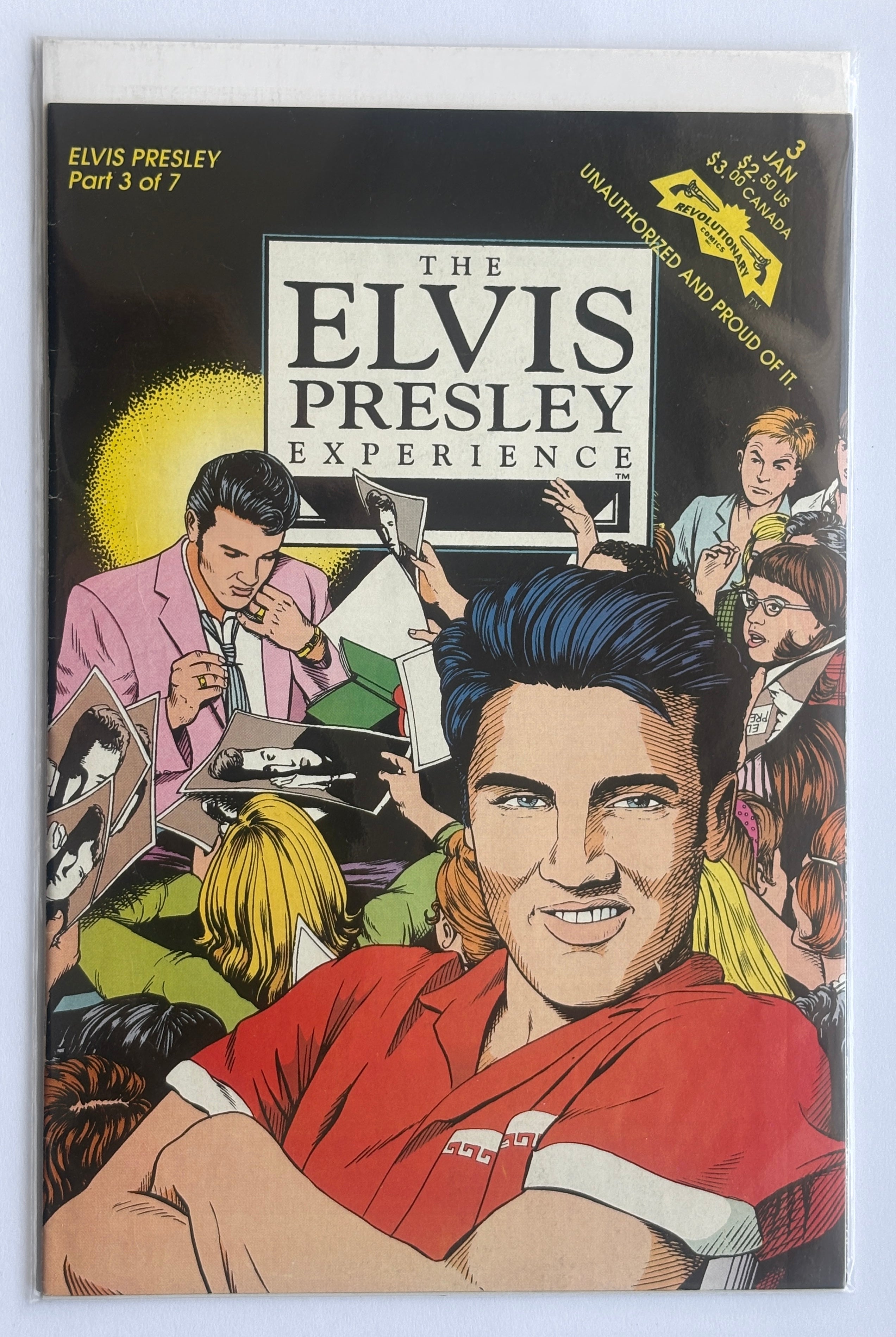 The Elvis Presley Experience #3 - 1st Printing Revolutionary Jan 1993 FN+ 6.5