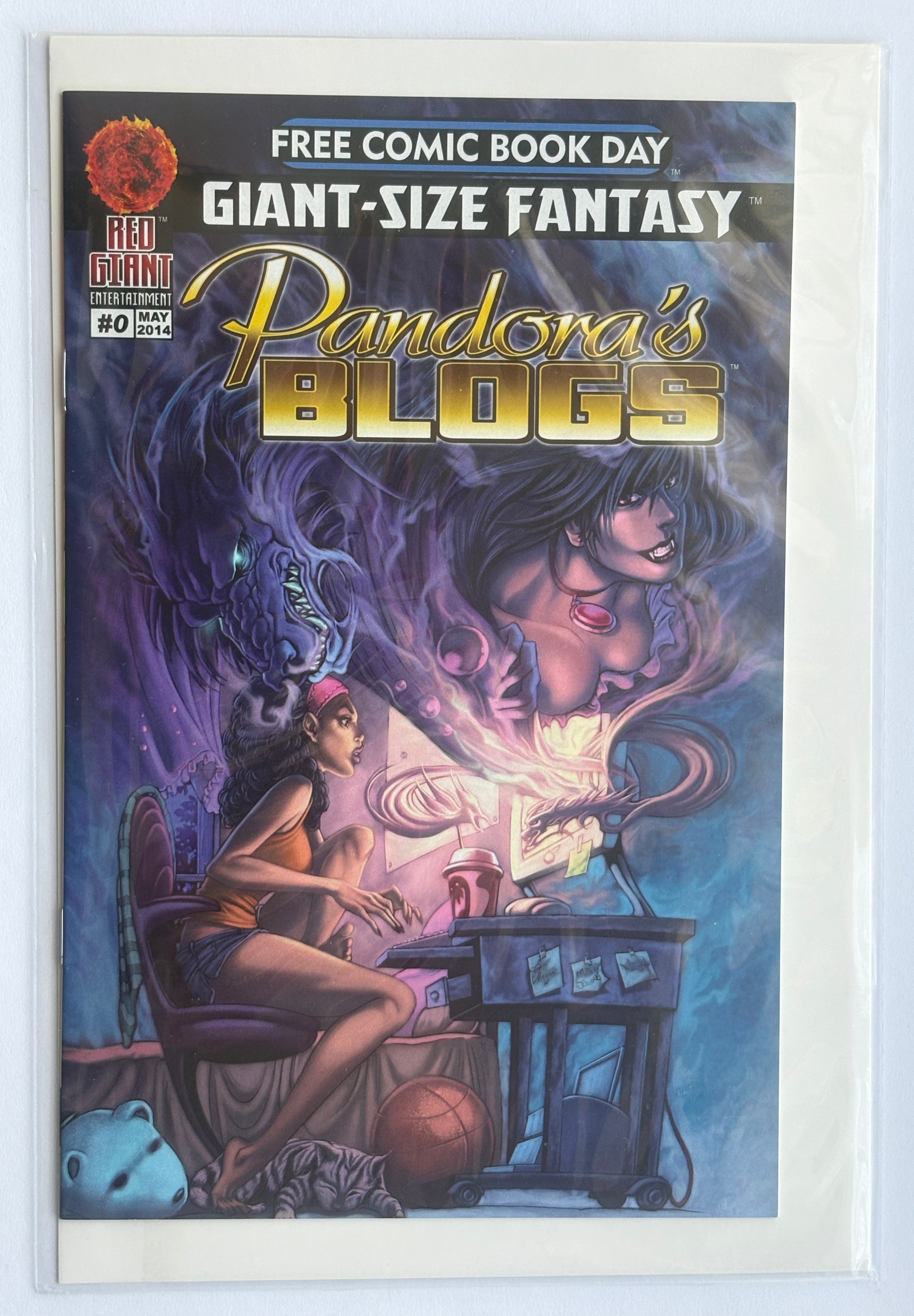 Pandora's Blogs / Dual Identity #0 FCBD Red Giant Entertainment May 2014 VF 8.0