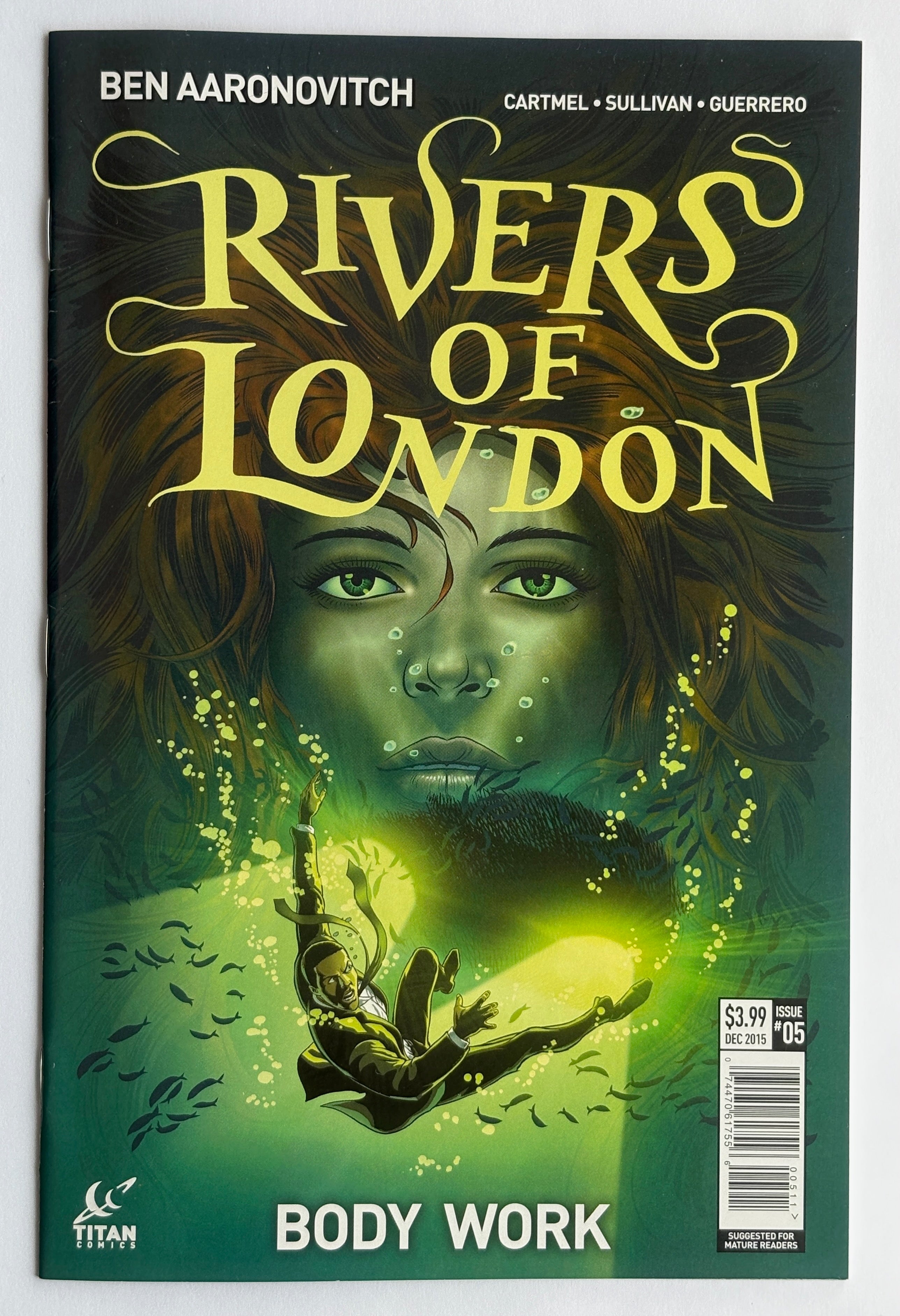 Rivers of London Body Work #5 - 1st Printing Titan Comics December 2015 VF/NM 9.0