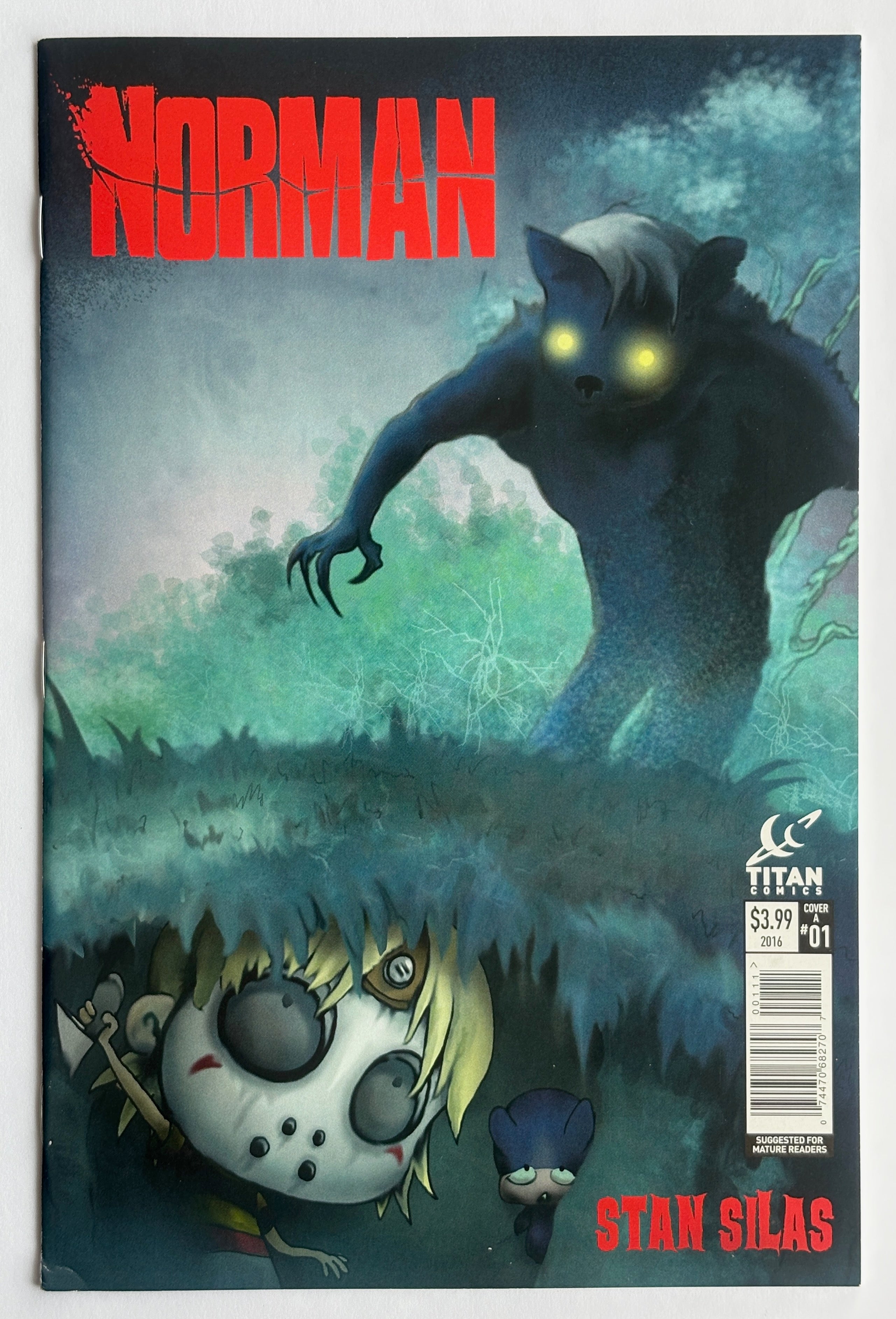 Norman #1 - 1st Printing Cover A Titan Comics July 2016 NM- 9.2