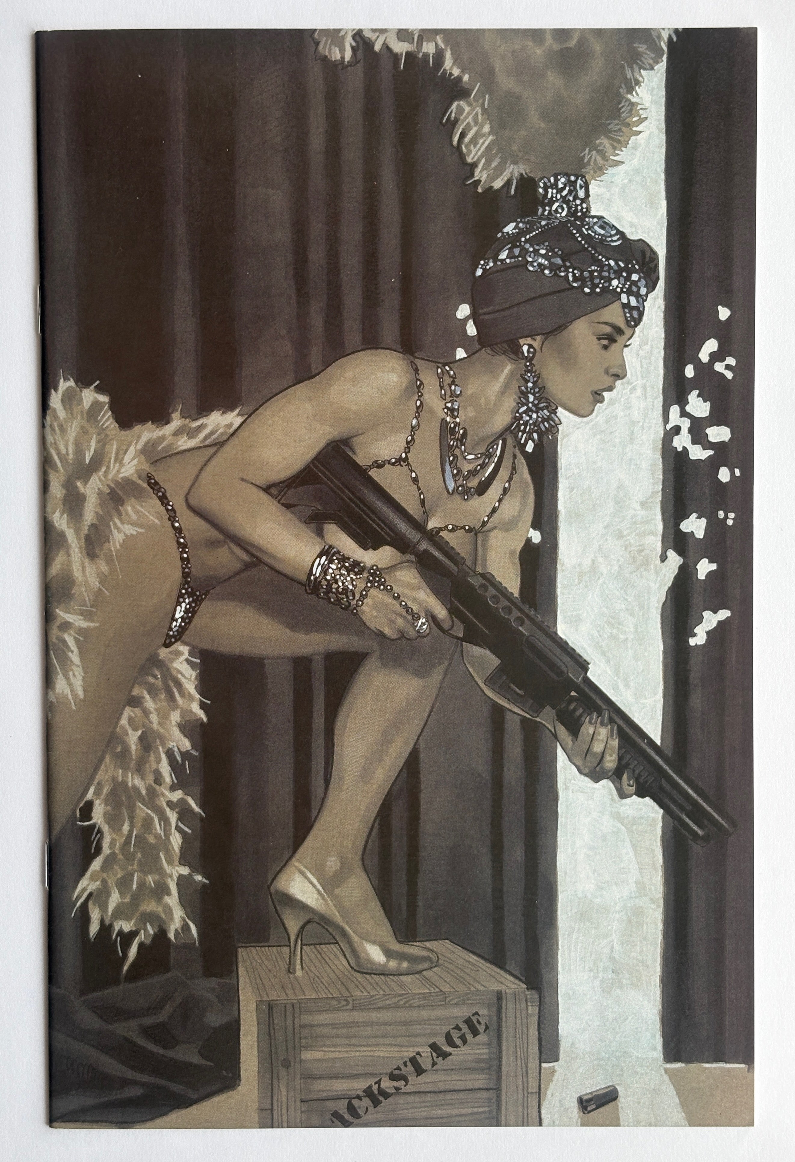 Gun Honey: Blood for Blood #1 Adam Hughes Virgin Variant Titan 2022 VF/NM 9.0