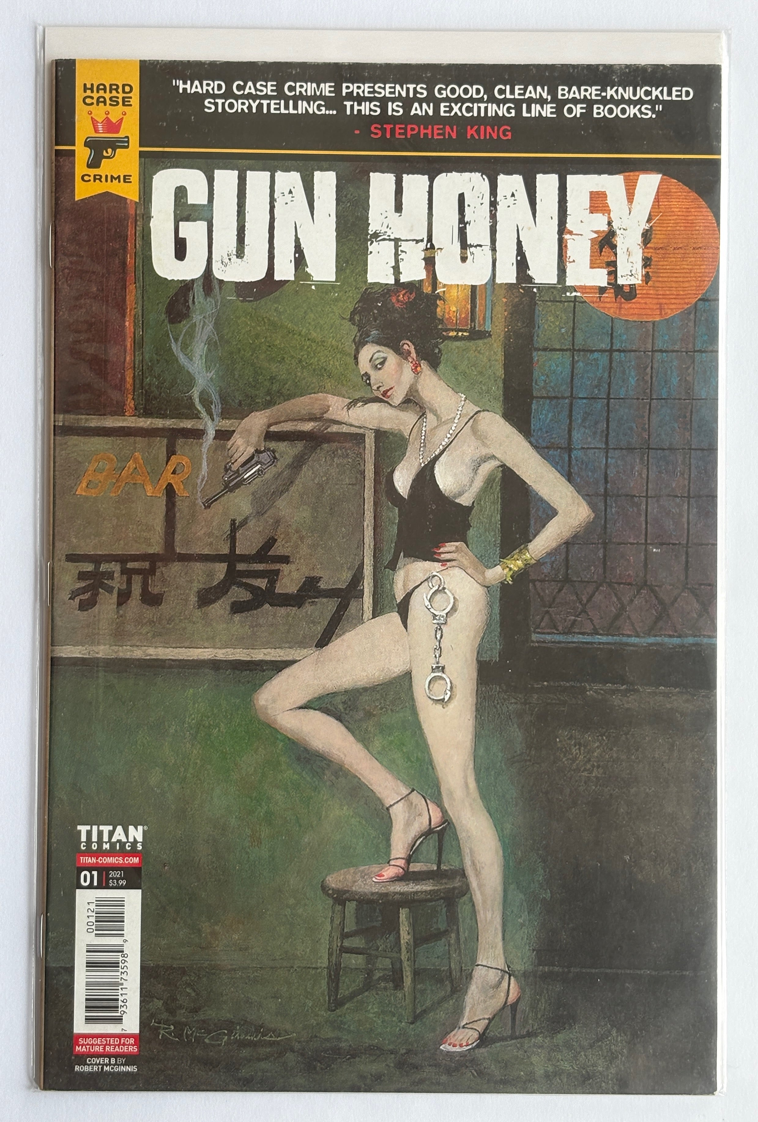 Gun Honey #1 - Cover B Robert McGinnis Titan Comics October 2021 VF+ 8.5