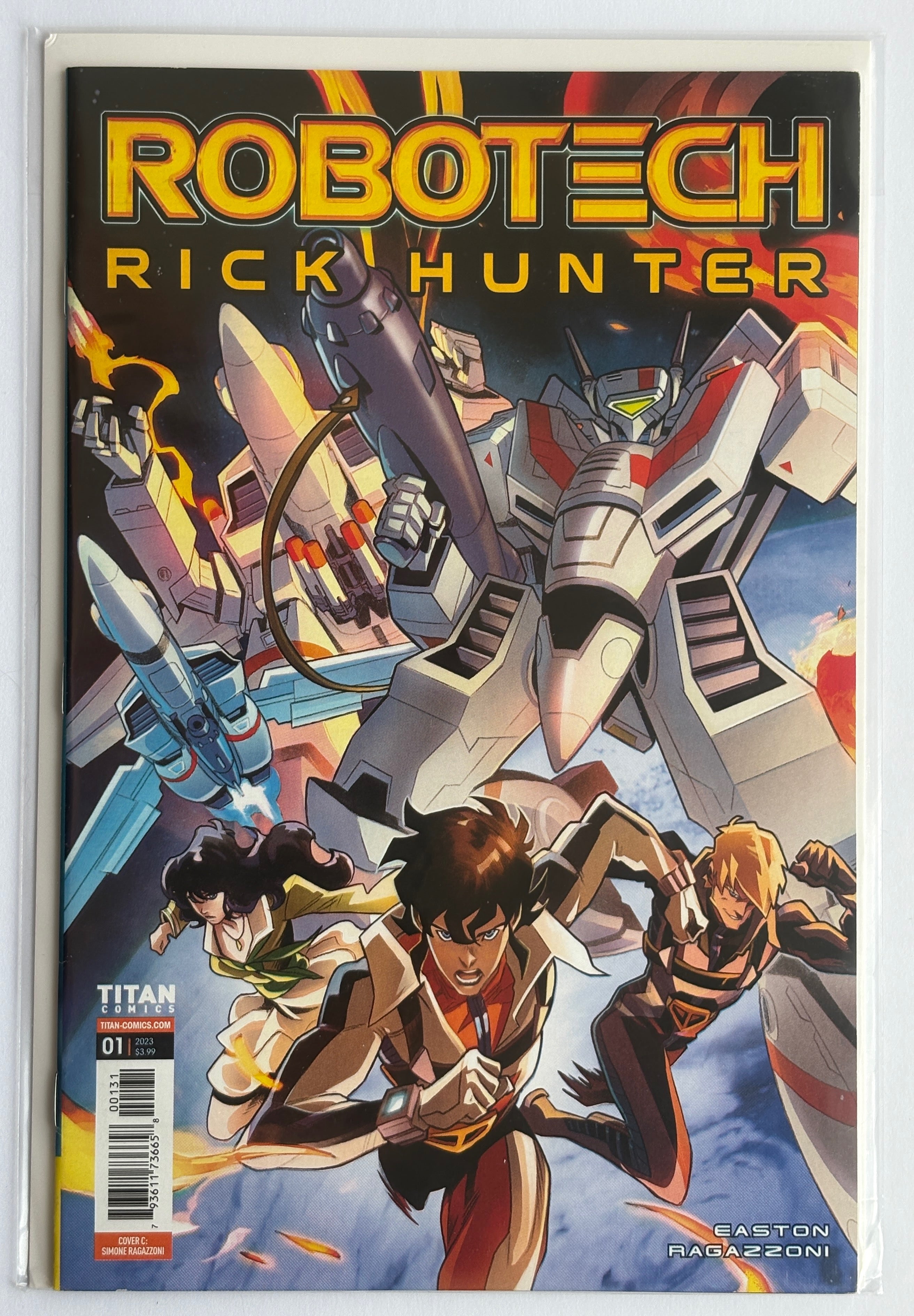 Robotech: Rick Hunter #1 - 1st Printing Cover C Titan Comics  2023 VF/NM 9.0
