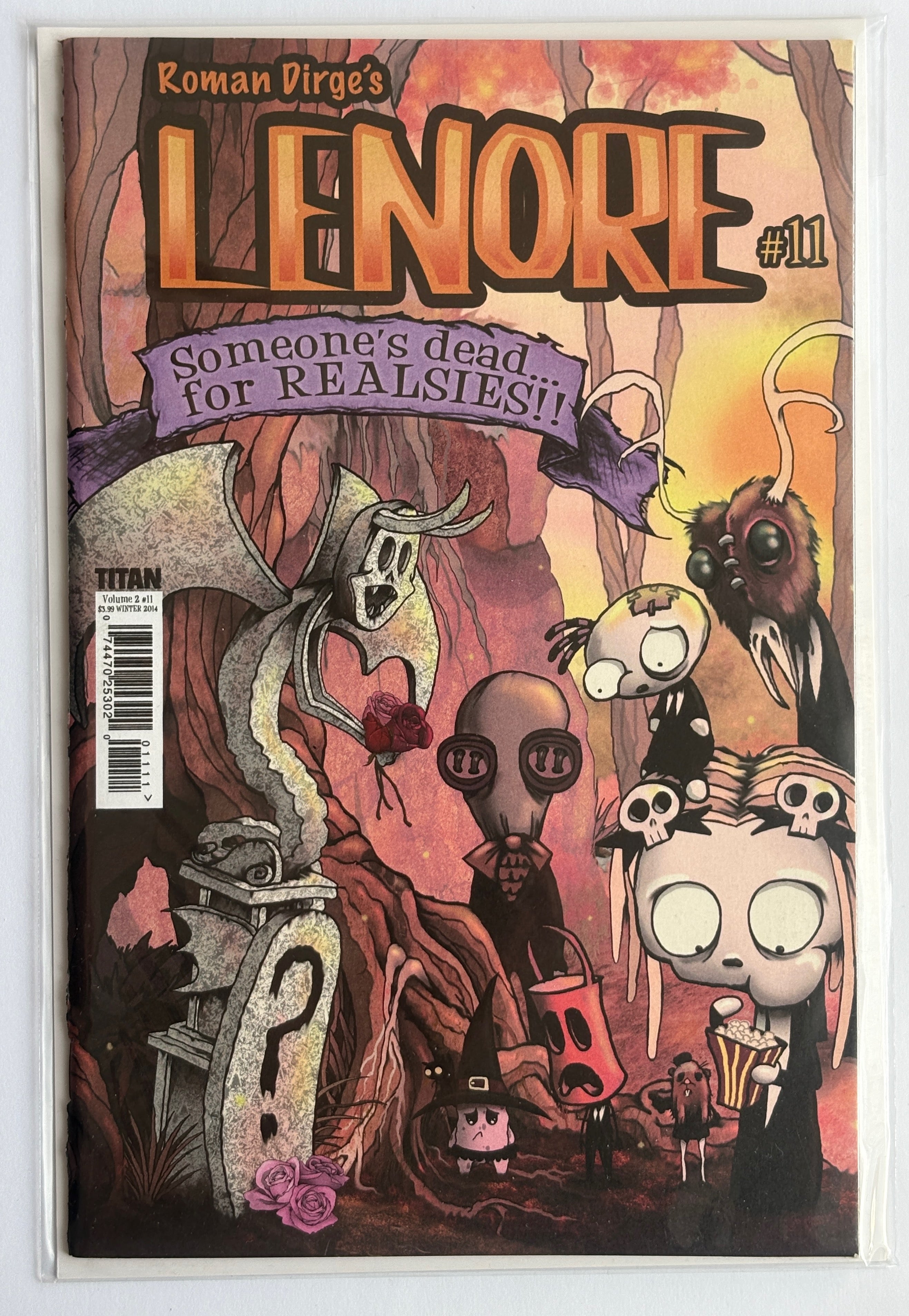 Roman Dirge's Lenore #11 - Titan Comics Winter 2014 FN 6.0