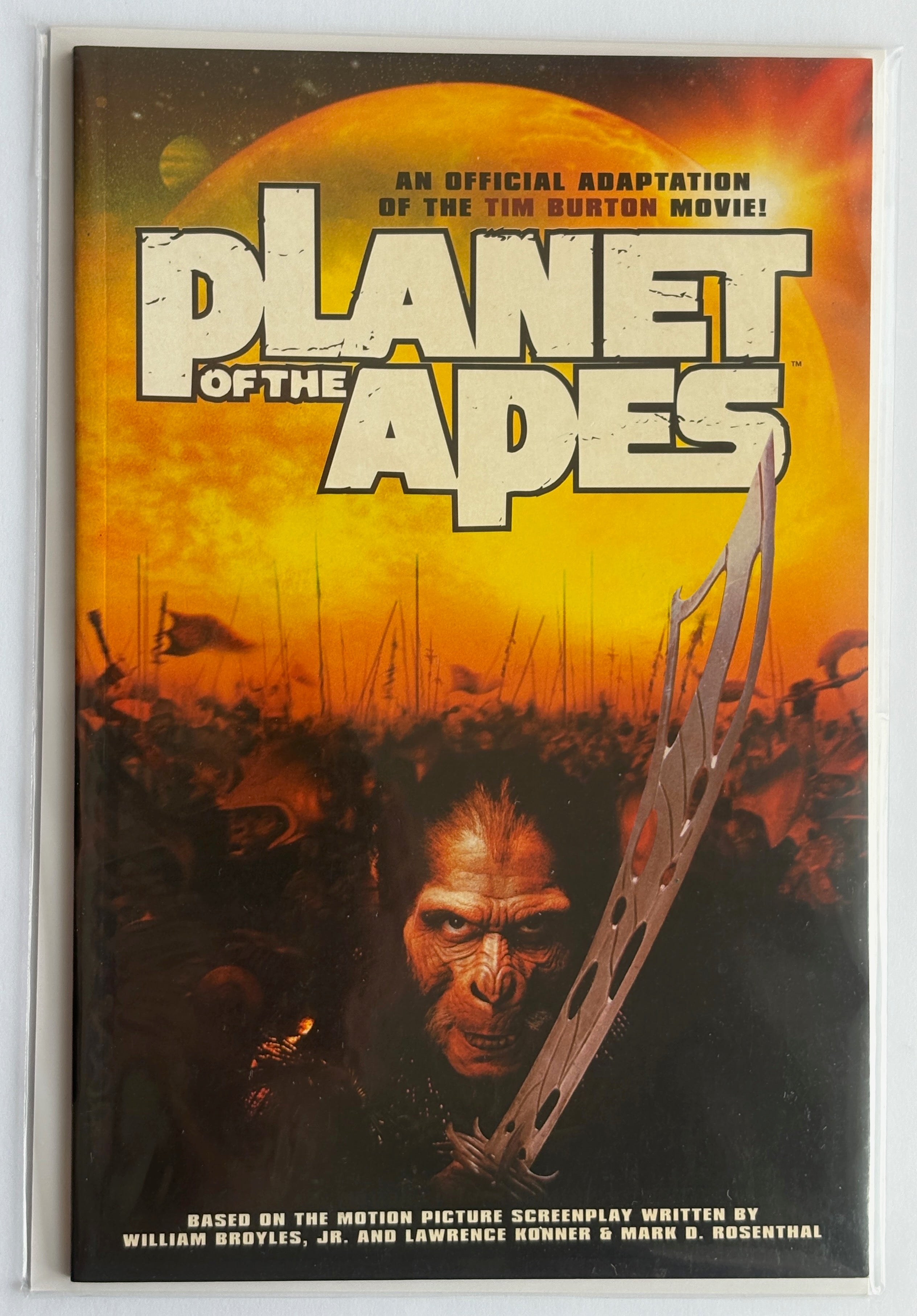 Planet of the Apes: Movie Adaptation - Tim Burton - Titan Books 2001 VF- 7.5