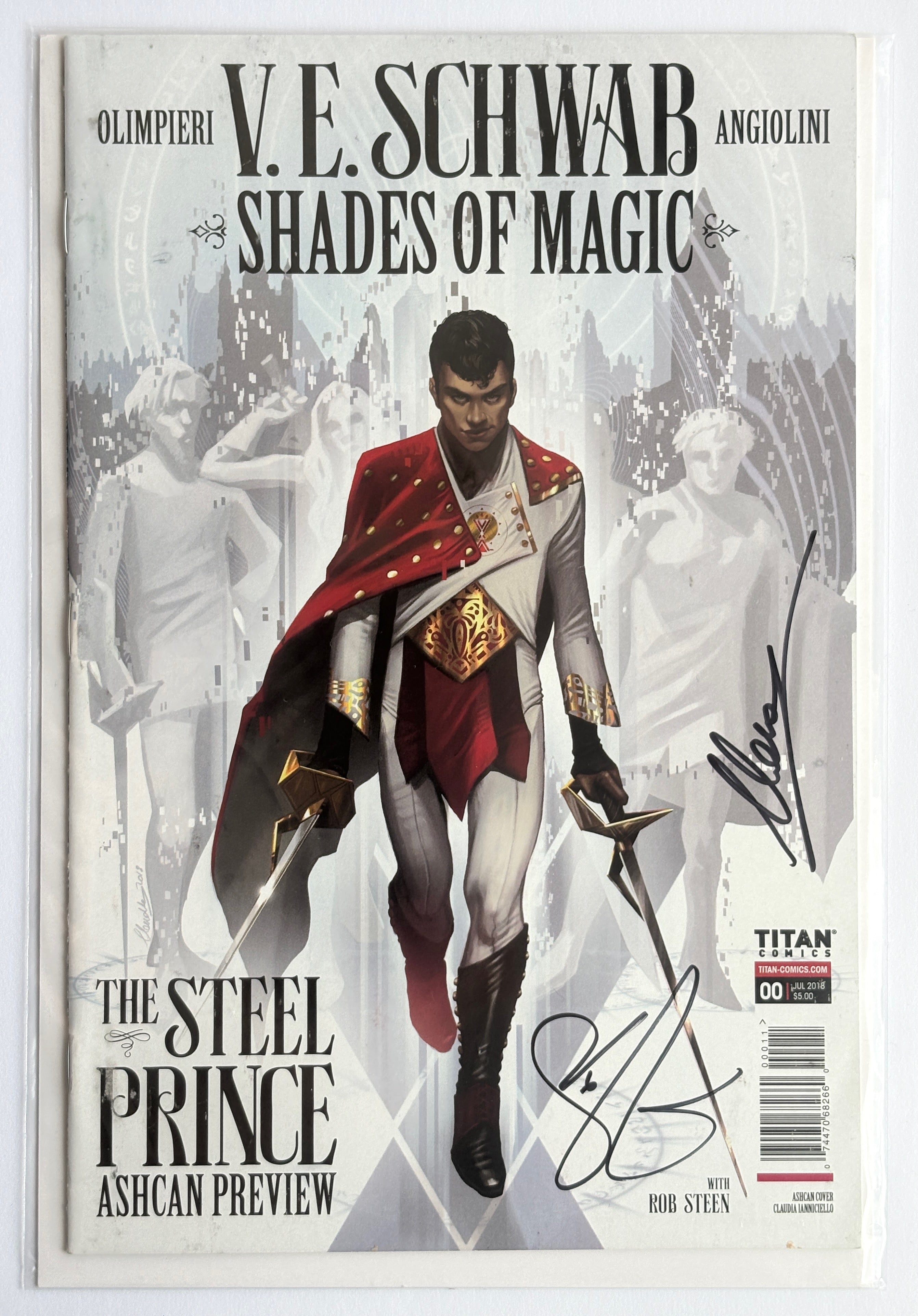 Shades of Magic: The Steel Prince #00 Ashcan Cover Double Signed F/VF 7.0